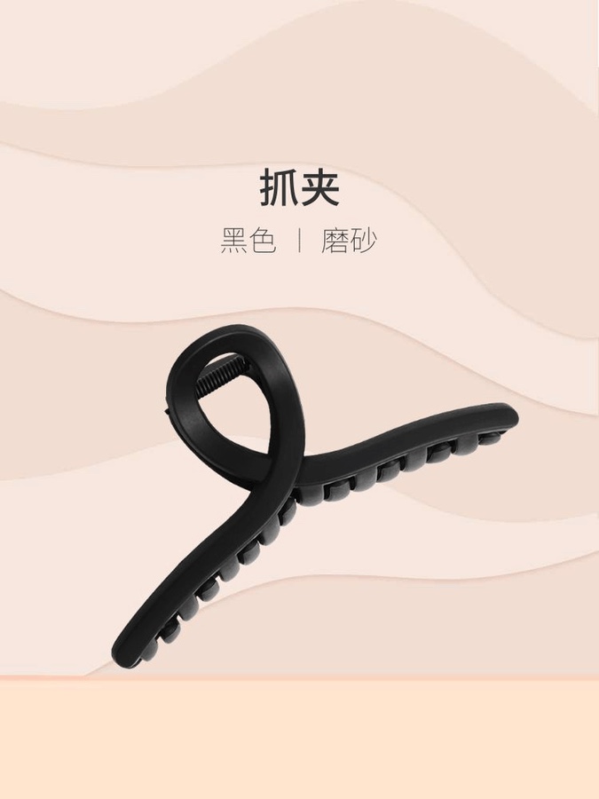简约耐看~复古亚克力抓夹新款高级感鲨鱼夹大号发夹后脑勺头饰发夹