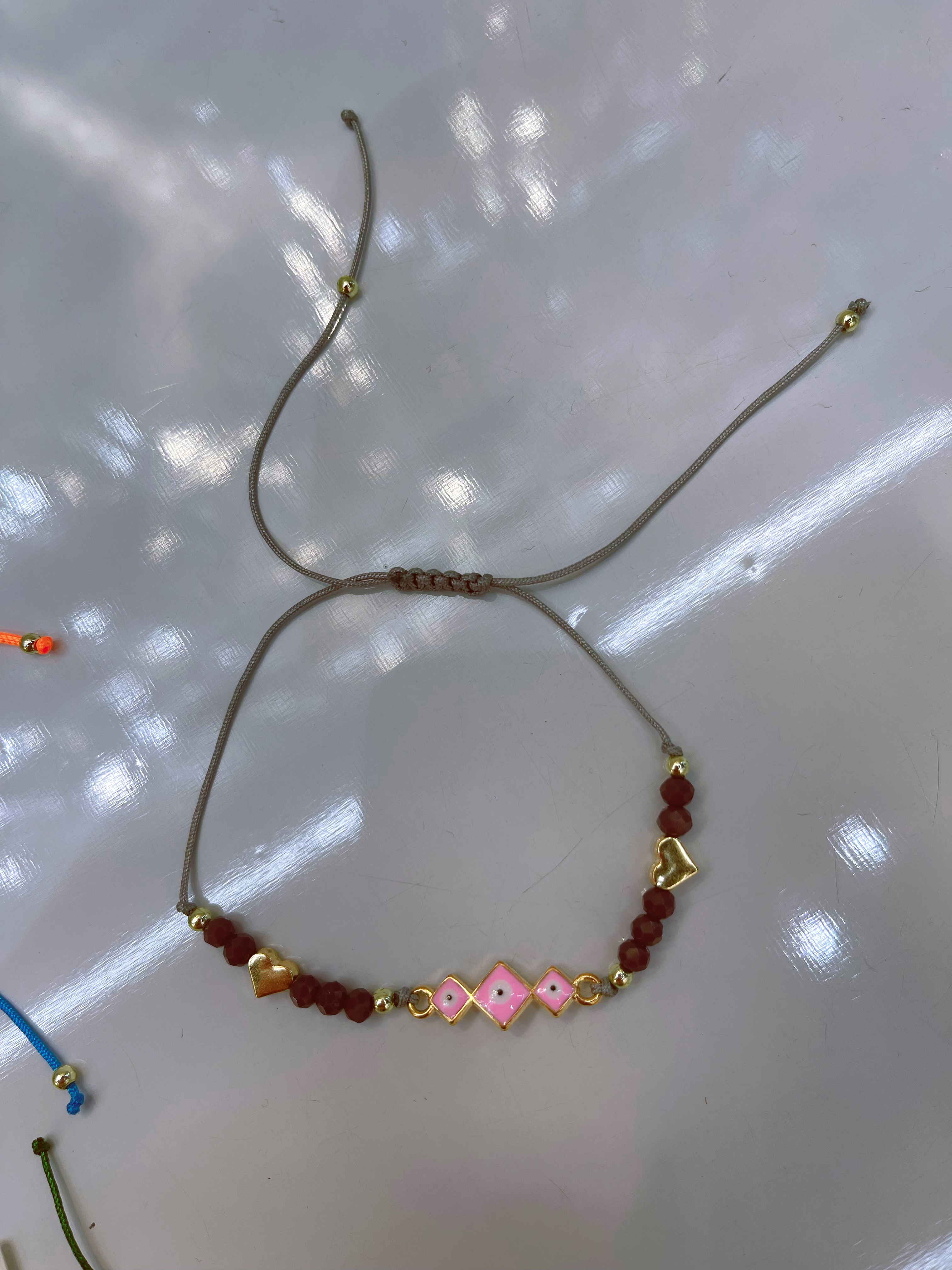 五彩绳编织手链手串 韩版时尚首饰 个性潮流饰品 简约百搭手腕装饰品详情图3