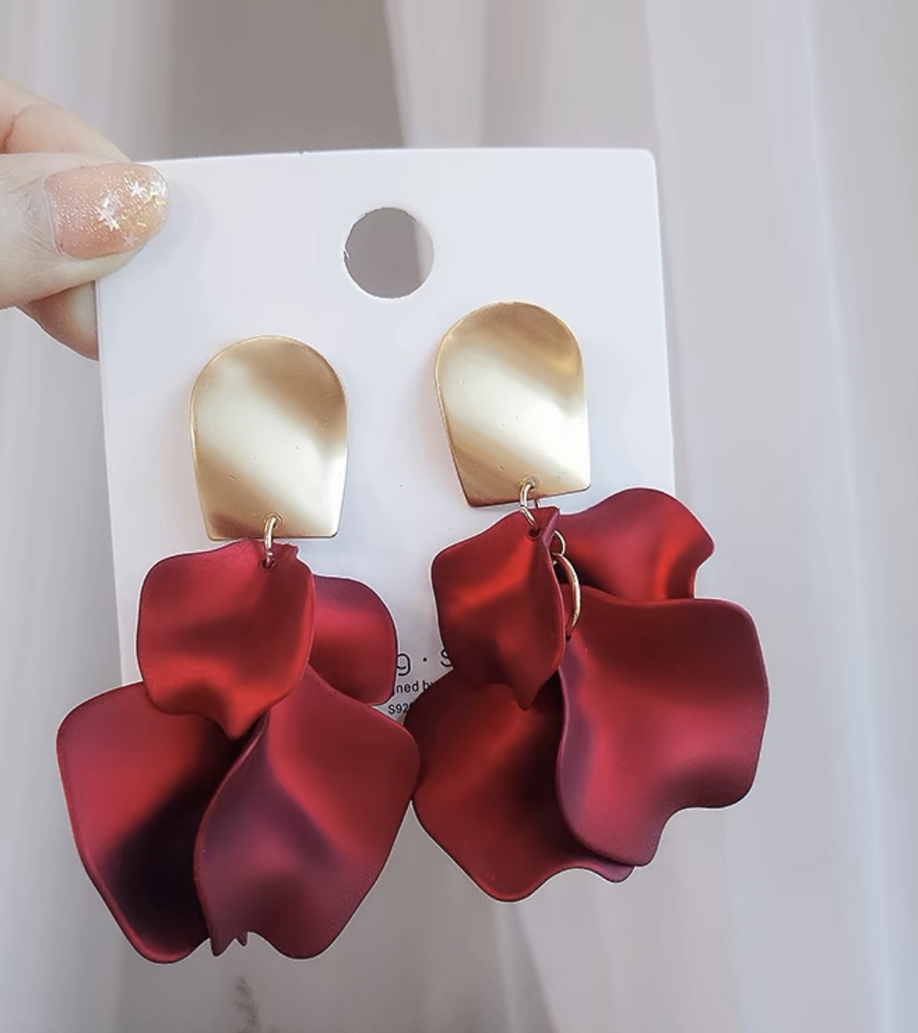 高档饰品 女士优雅耳环 闪耀光泽 精致耳饰礼物耳饰详情图1