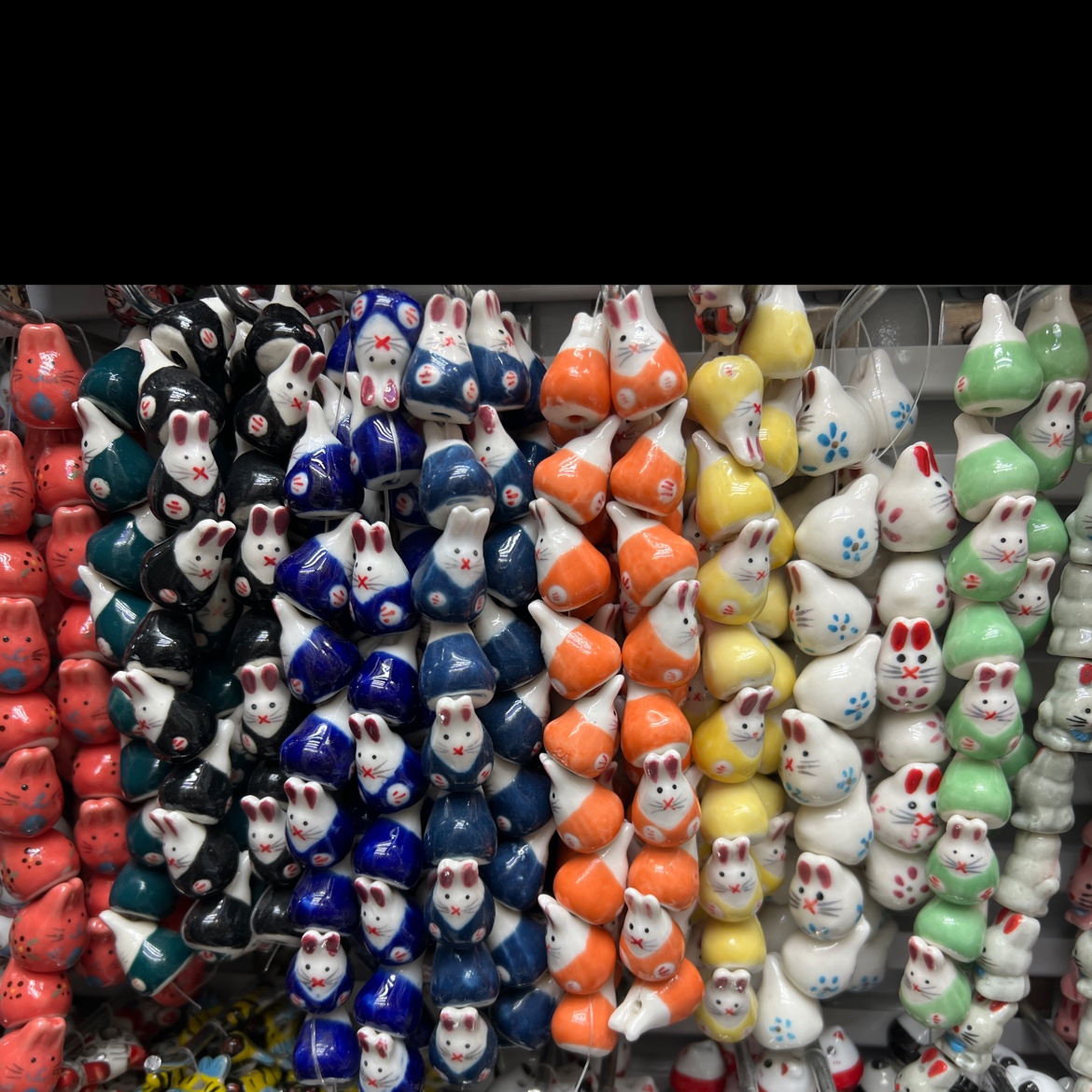 厂家直销陶瓷珠、异形珠、动物珠子招财猫手工DIY手链项链耳环皆可。欢迎新老客户来样定做。网红串珠，好物推荐详情图2