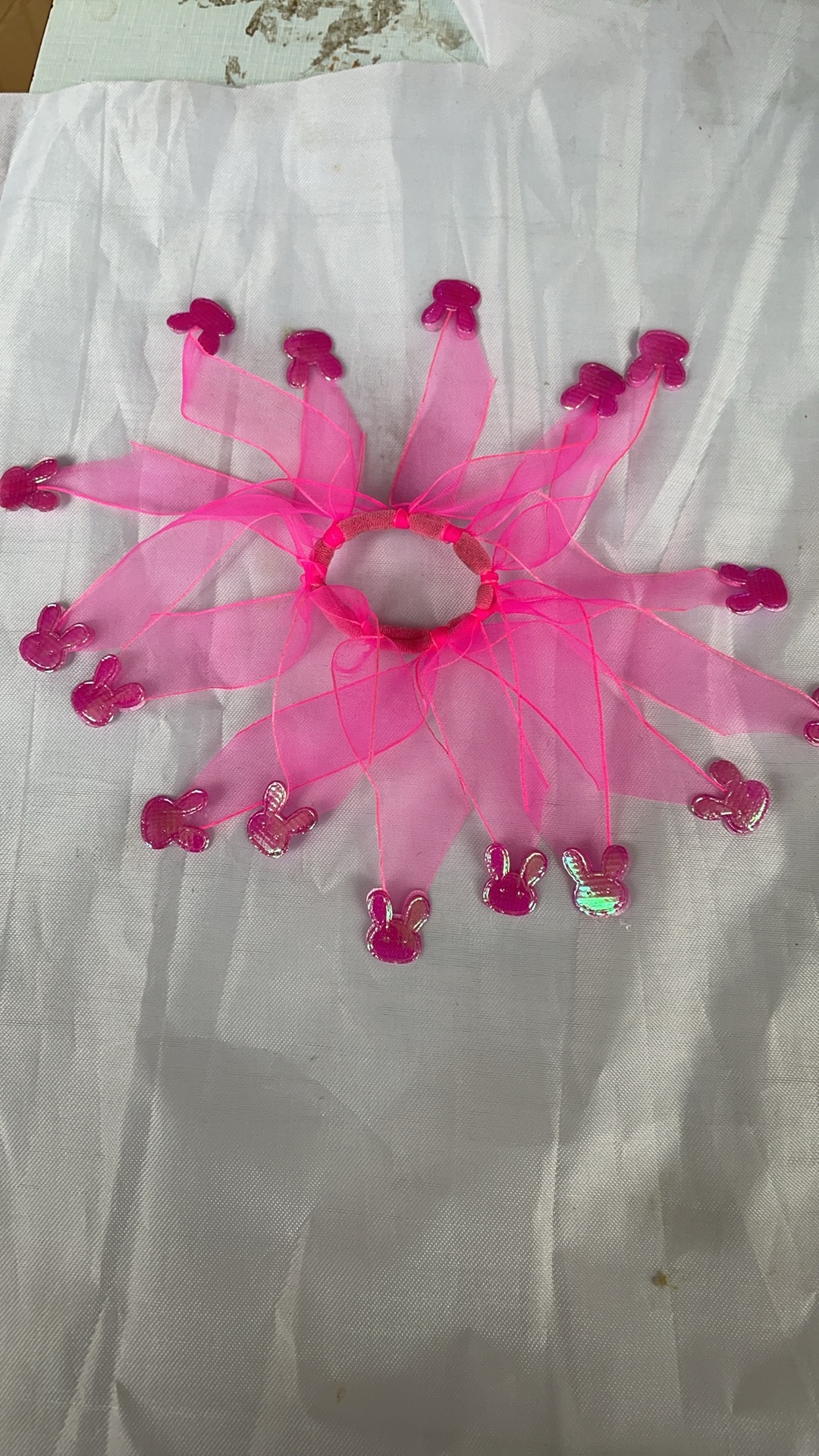 儿童头饰毛球可爱百搭多角可爱风外贸鑫韩饰品发饰盒发网细节图