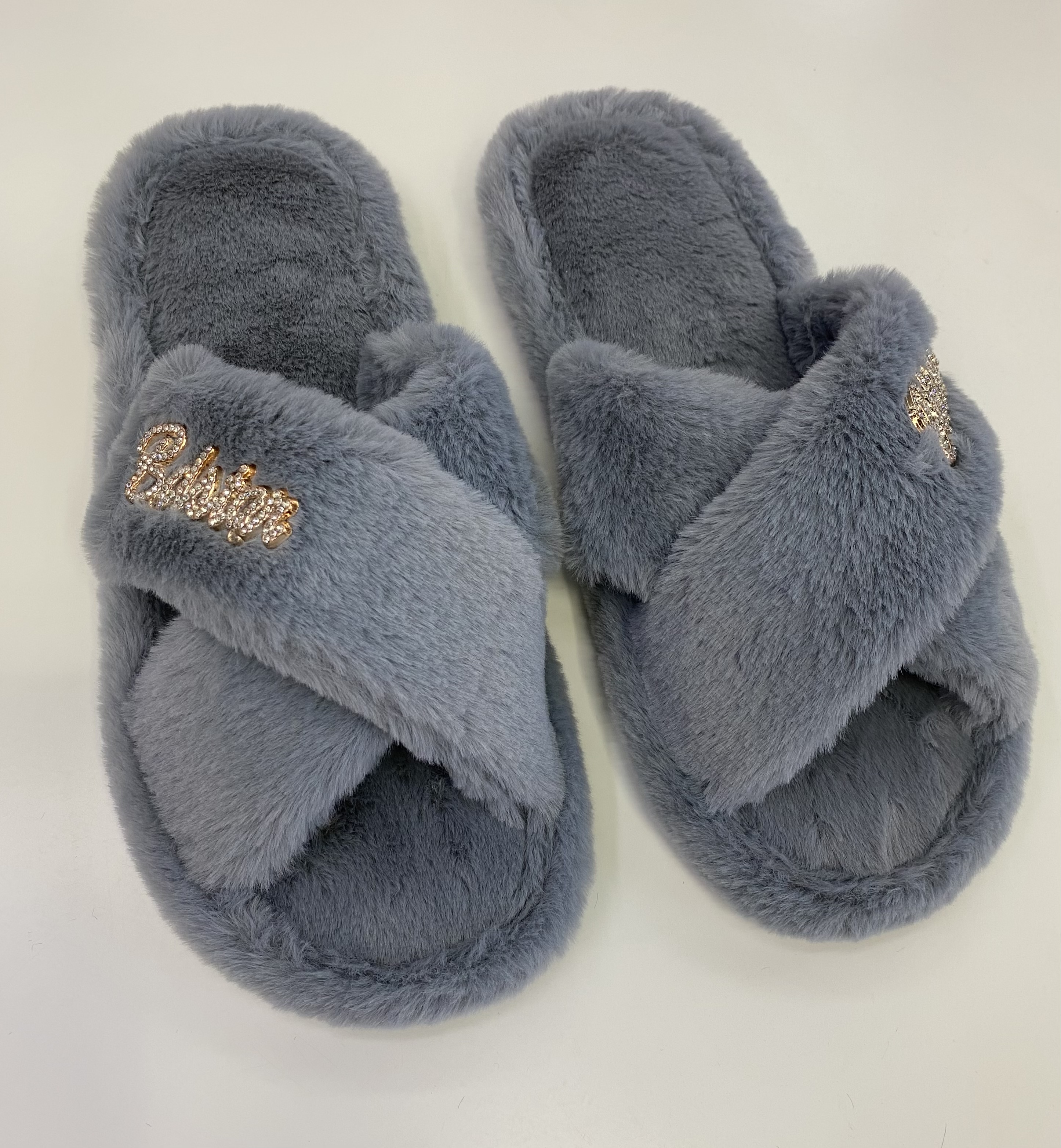 新款欧美时尚休闲居家拖鞋女毛毛拖鞋详情图4