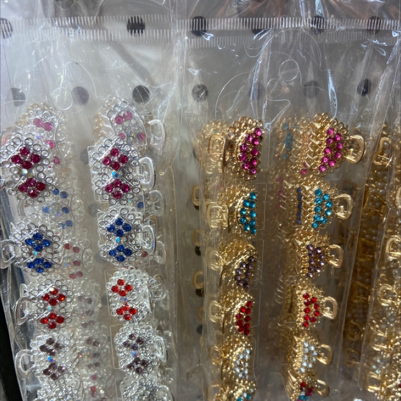 Mingchen Accessories' New trendy small hollowed-out bangs clip, metal small clip at the back of the head, top hair clip, spring hair accessory, hair clip