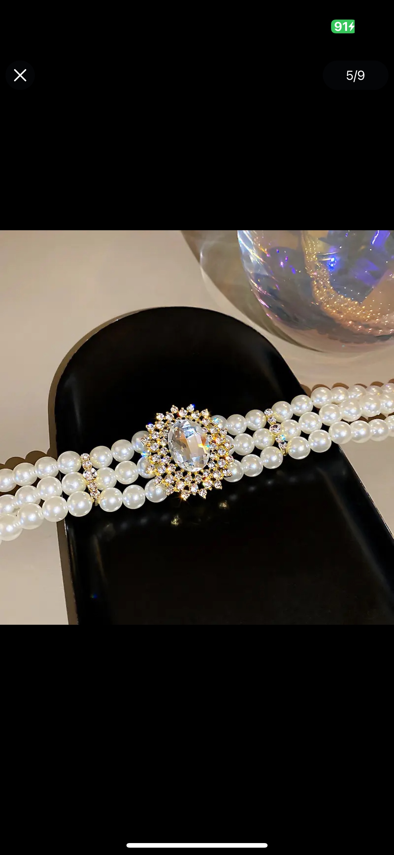 Court French choker collarbone retro new pearl elegant style necklace, pearl necklace, pearl necklace Specification image