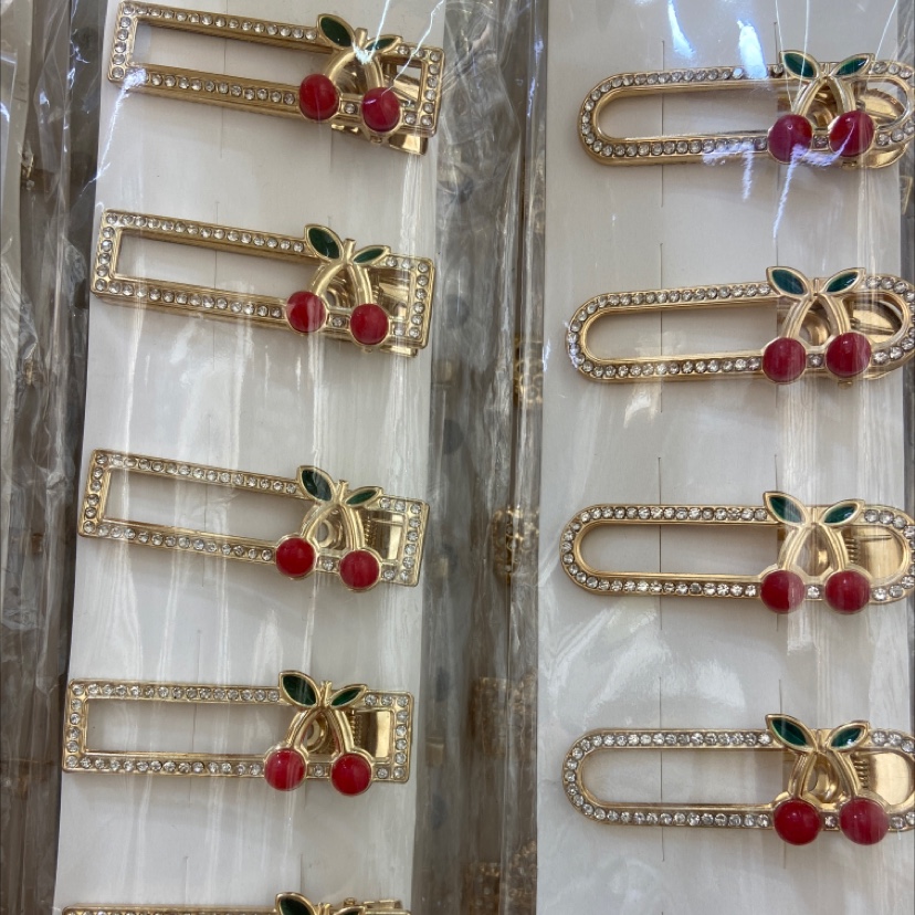 Mingchen Accessories' New trendy small hollowed-out bangs clip, metal small clip at the back of the head, top hair clip, spring hair accessory, hair clip detail image 2