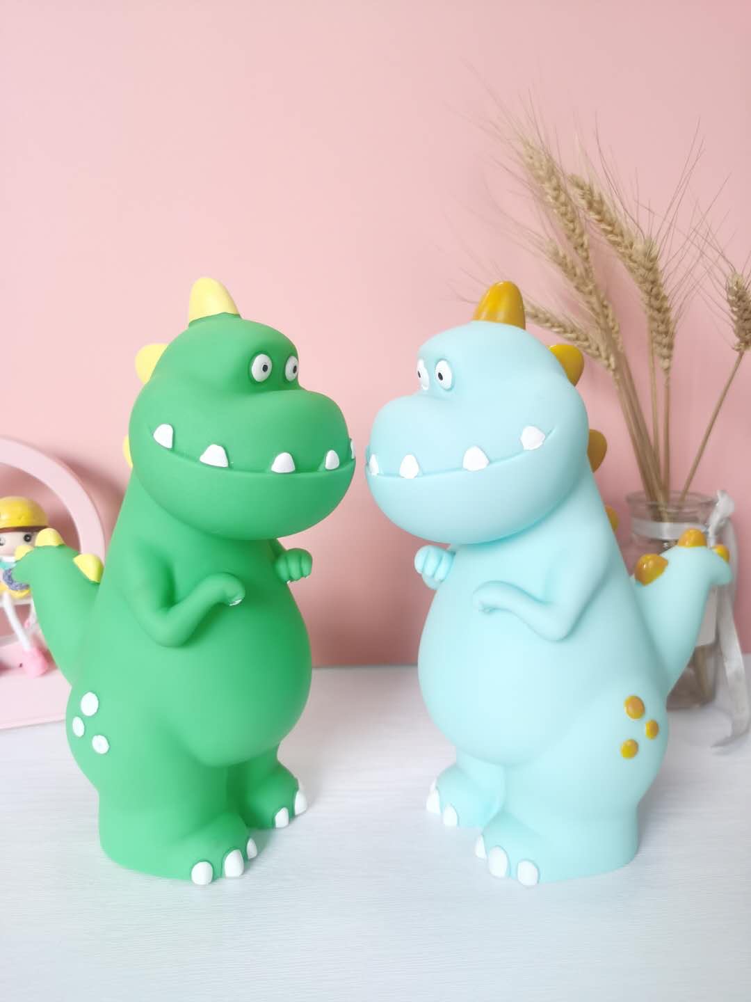 糖胶卡通存钱罐 儿童礼品 工艺品摆件 小号恐龙存钱罐