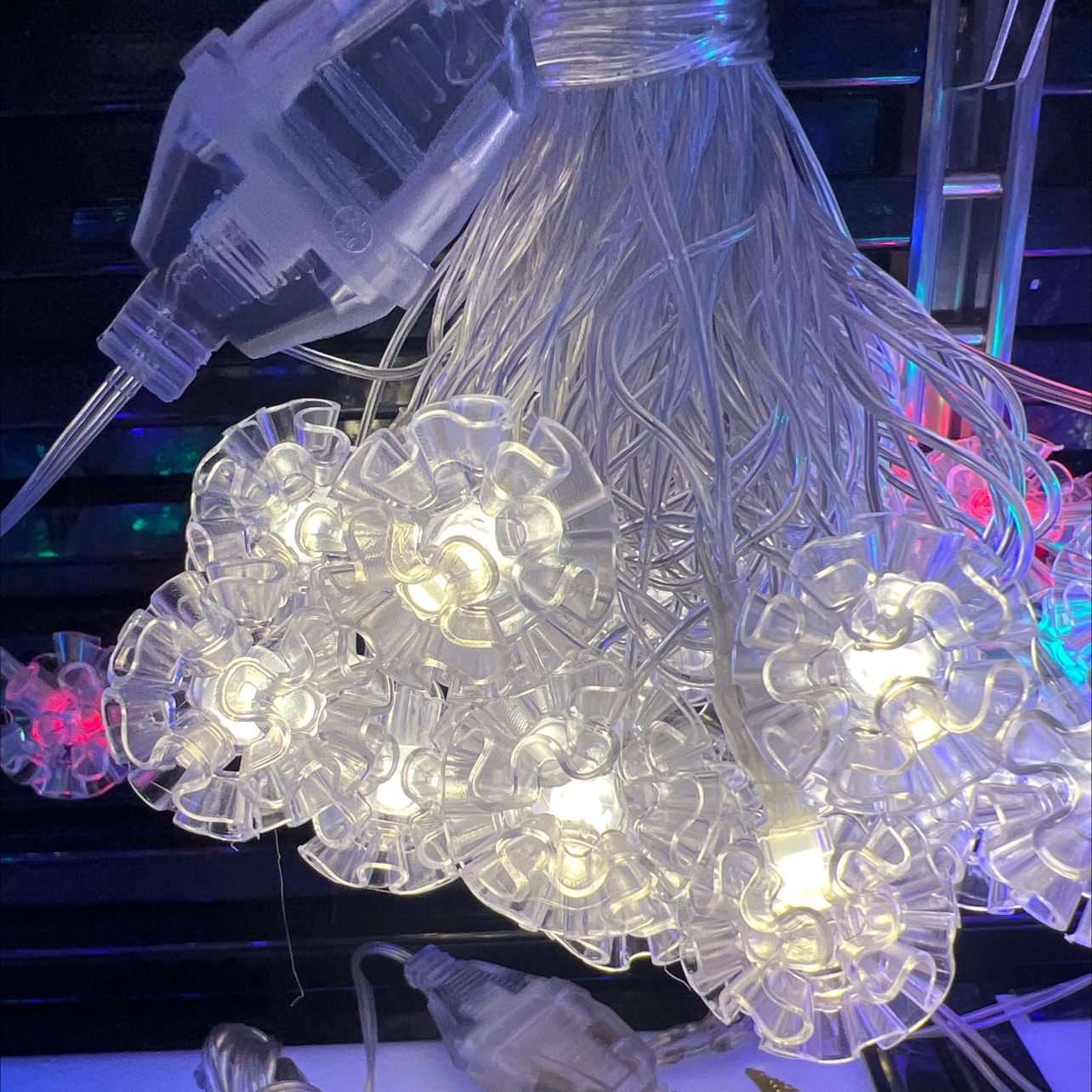 小圣诞树带LED树灯户外灯饰 台灯小夜灯彩蛋装饰 节日氛围营造必备品详情图2