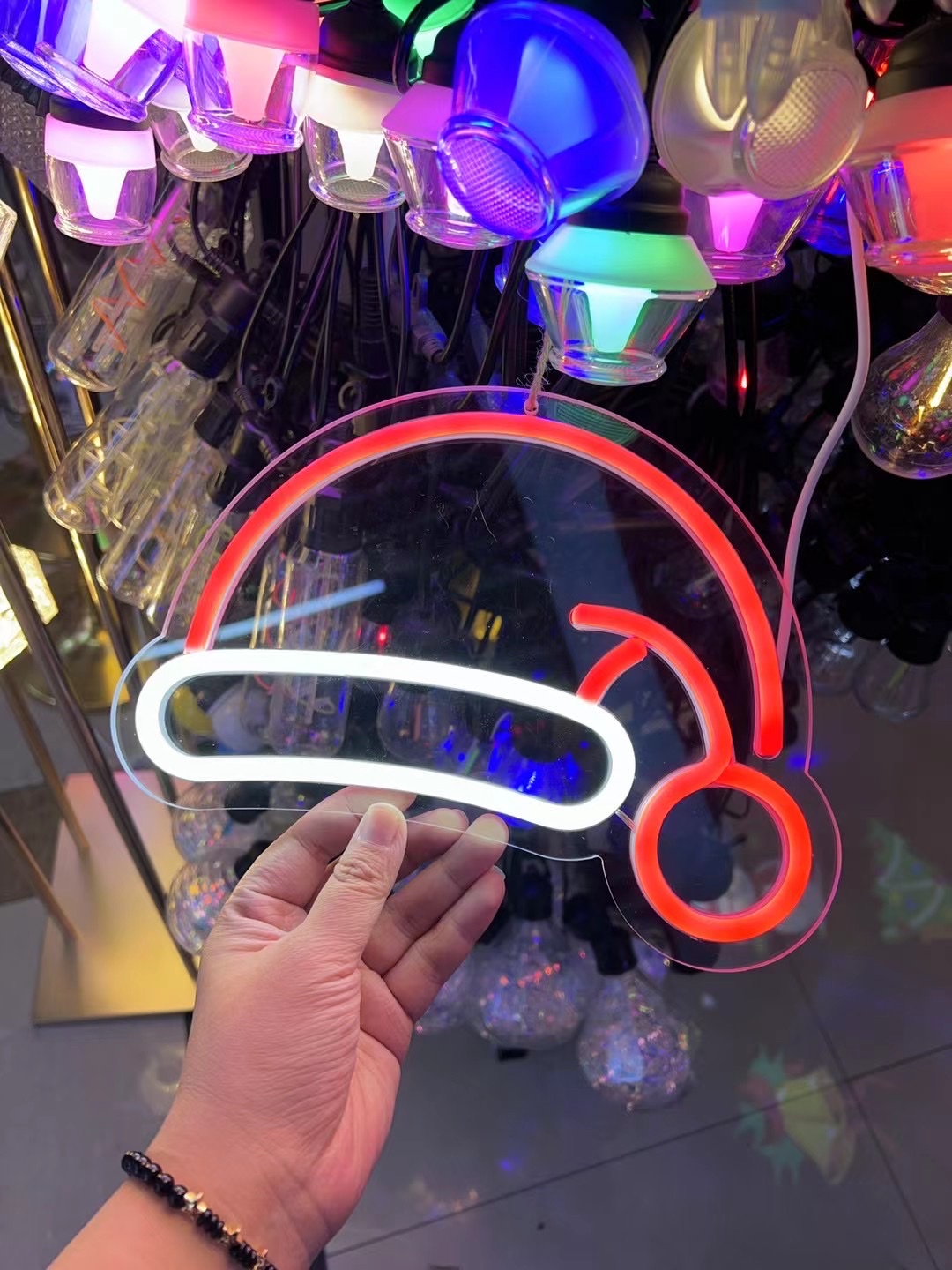 圣诞DIY霓虹灯，广告灯，亚克力板led灯串灯