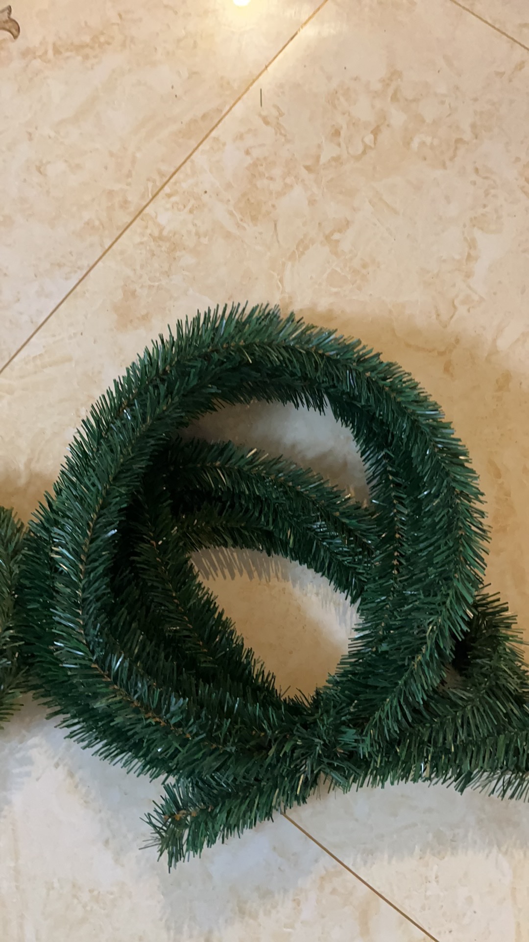 5.3米圣诞毛条，6cm，5cm叶宽圣诞条圣诞树节日用品产品图