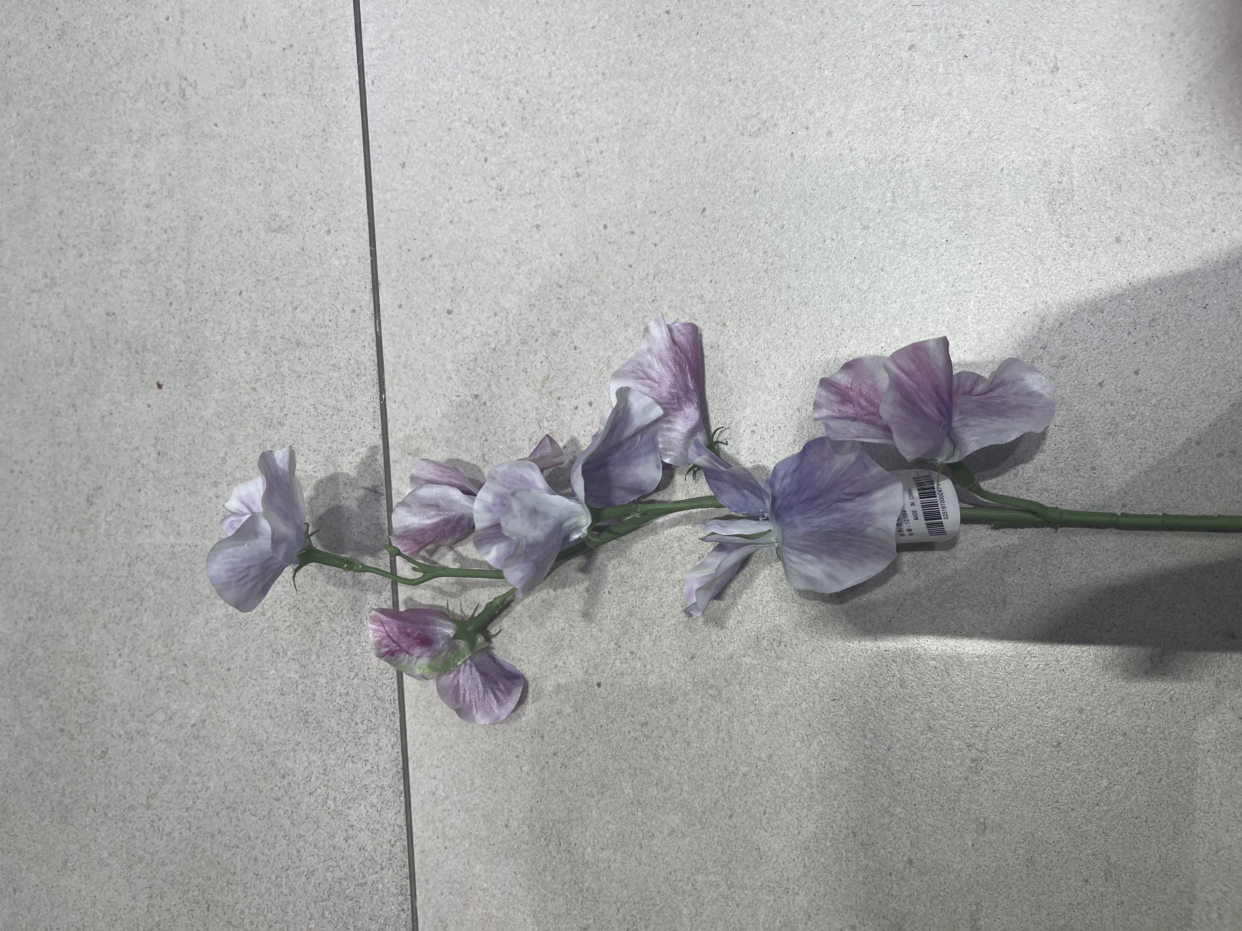 单支豌豆花 浅紫仿真花仿真花