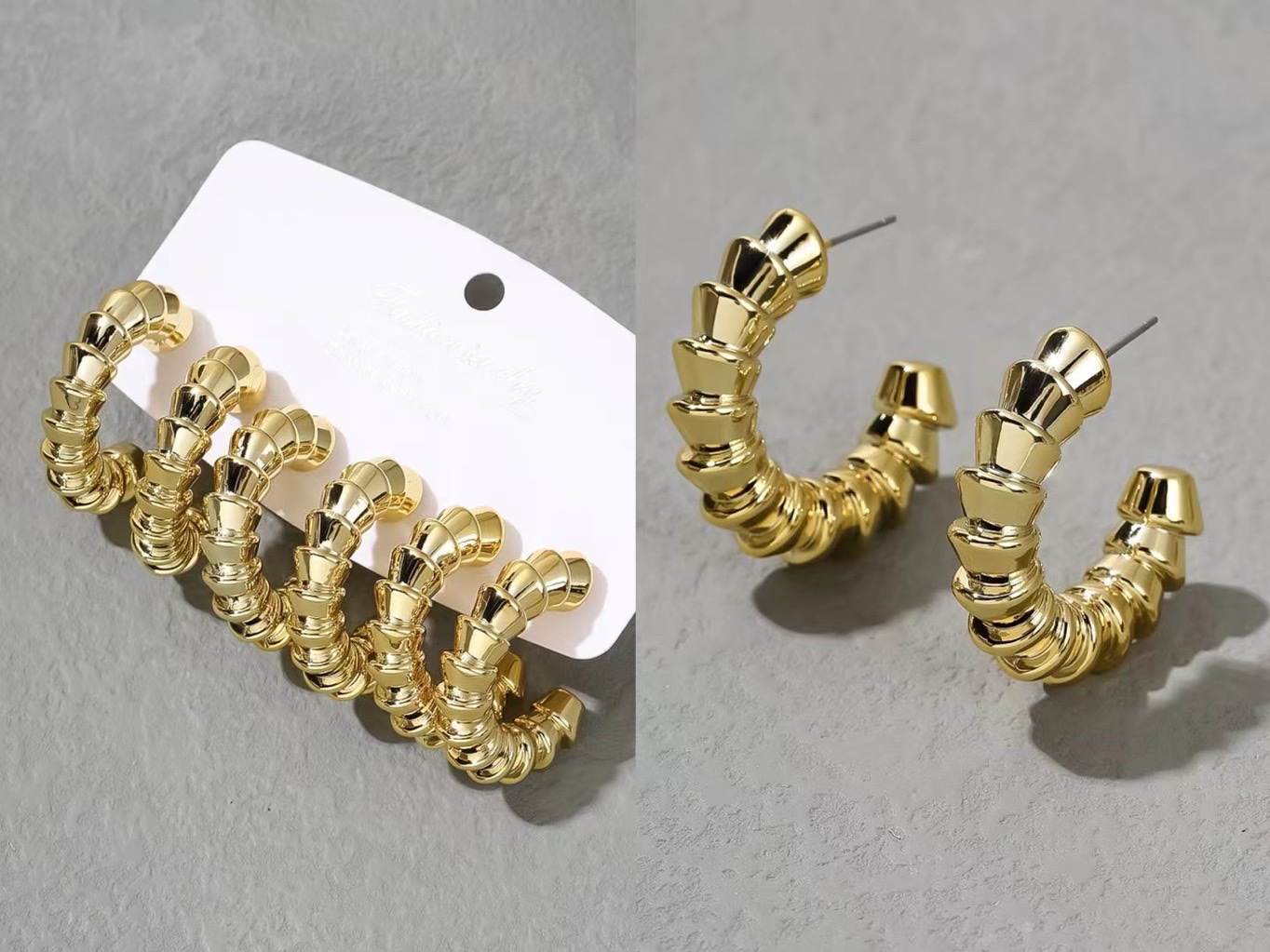 电泳耳饰 时尚优雅女士饰品 耳环挂件精致耐用不褪色