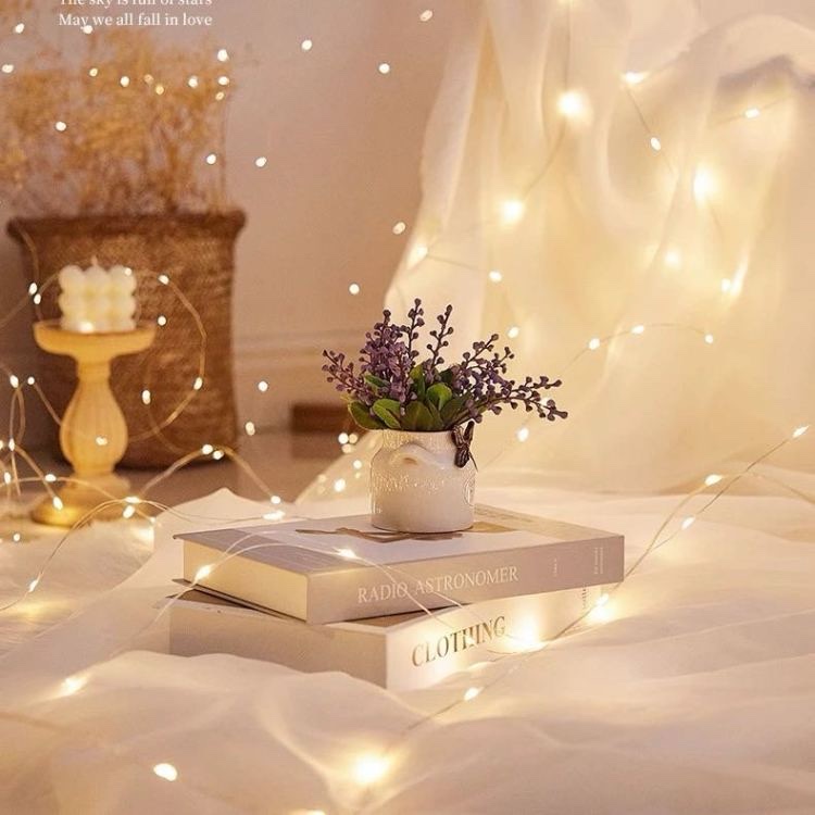 太阳能户外彩灯闪灯串灯防水铜线庭院室外花园场景氛围led装饰灯led灯串灯细节图