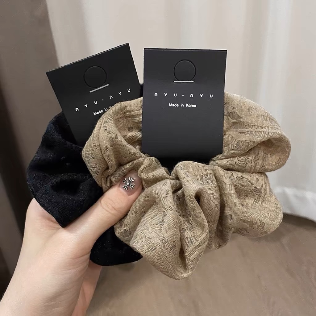 2024镂空款发圈气质韩版发圈大肠圈发圈发绳大肠圈畅销款爆款镂空蕾丝