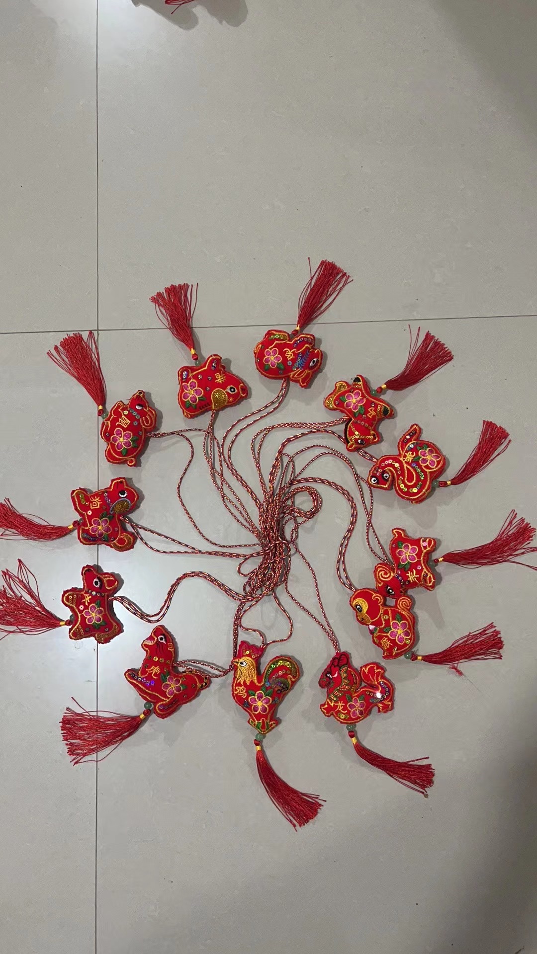 香包香袋挂件苹果生肖详情图2