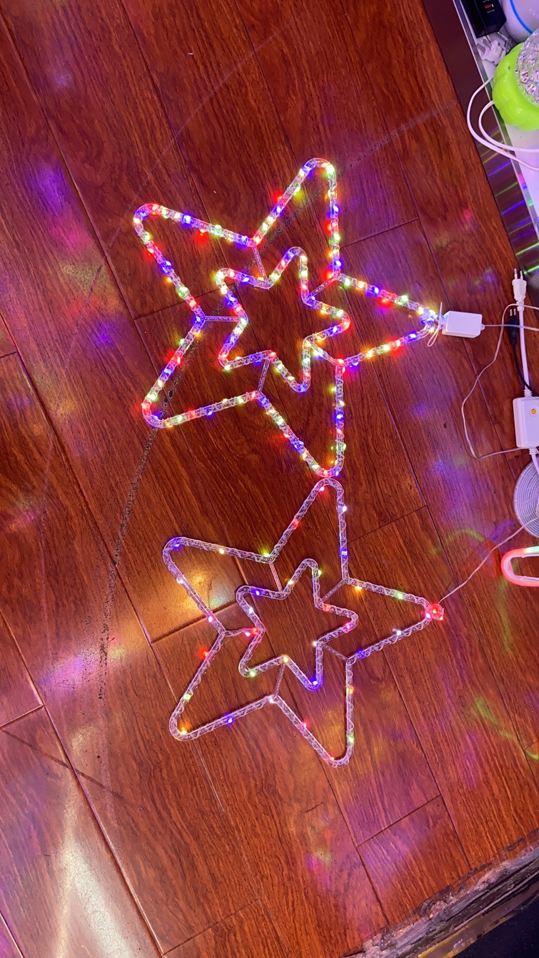 室外LED灯串实物图