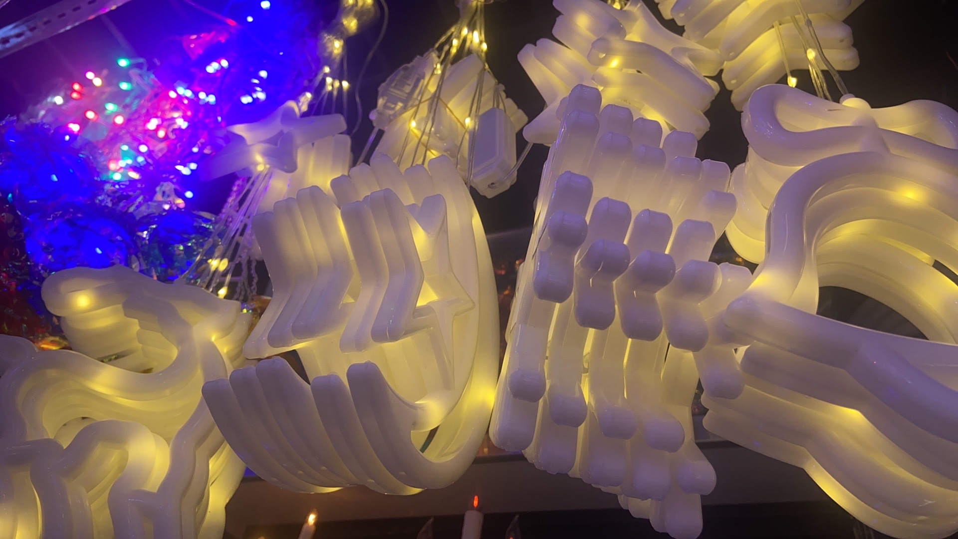 LED泡泡鱼晶瓷画气球灯串 节日灯户外装饰 环保节能亮度高 节日庆典美观大方持久耐用led泡泡鱼LED详情图5