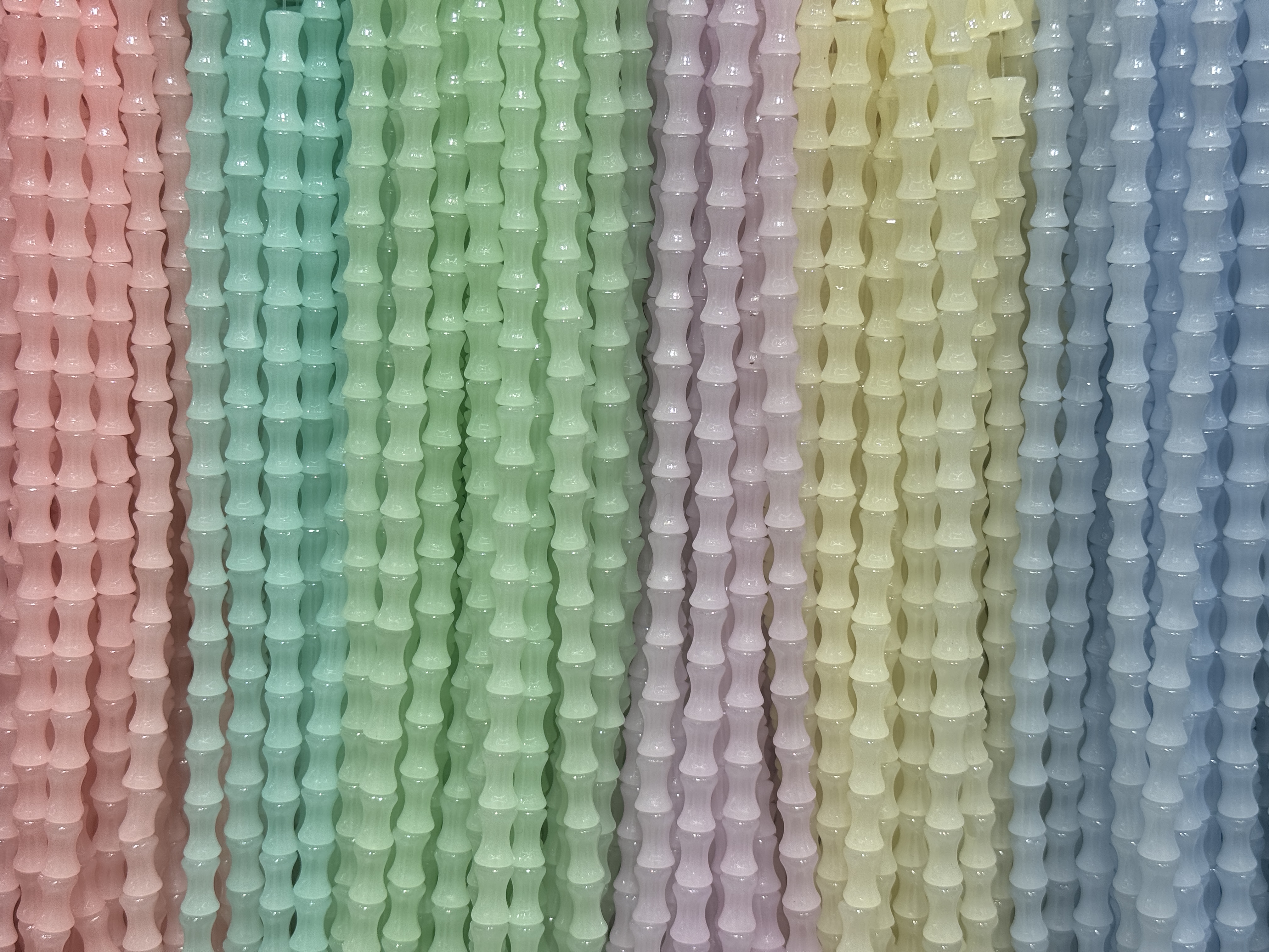 抖音爆款新中式国风竹节diy手工串珠材料饰品配件珠子琉璃珠