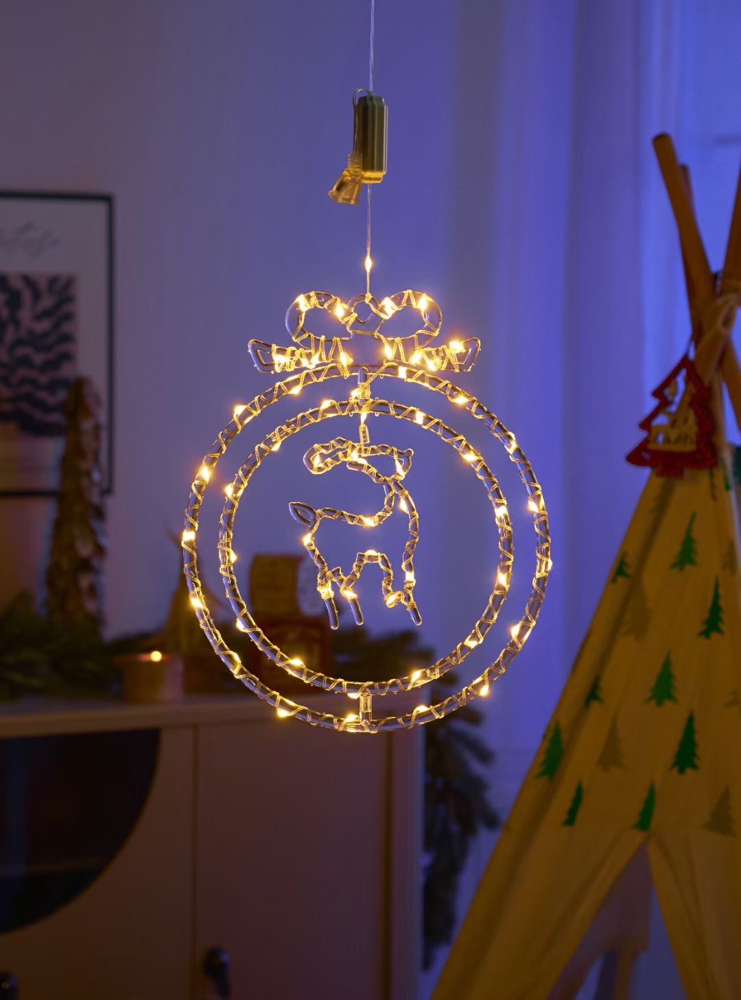 LED洗地机 灯串配件全套 LED灯串灯 塑料灯笼款 壁炉香薰机 室内室外装饰照明设备led灯串灯