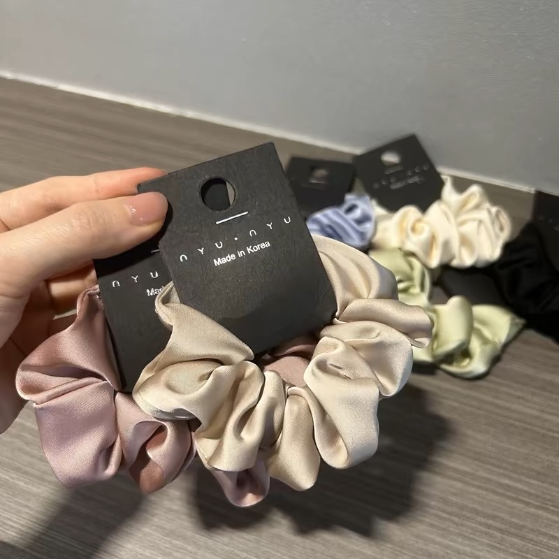 缎面发圈2024畅销款高档气质发圈发绳大肠圈发圈大肠圈发绳