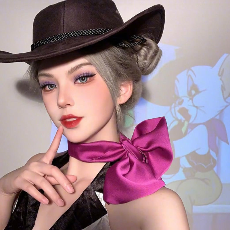 汤姆梦中情蝴蝶结猫咪假发发夹发卡发包发饰猫耳假发夸张头饰详情图9