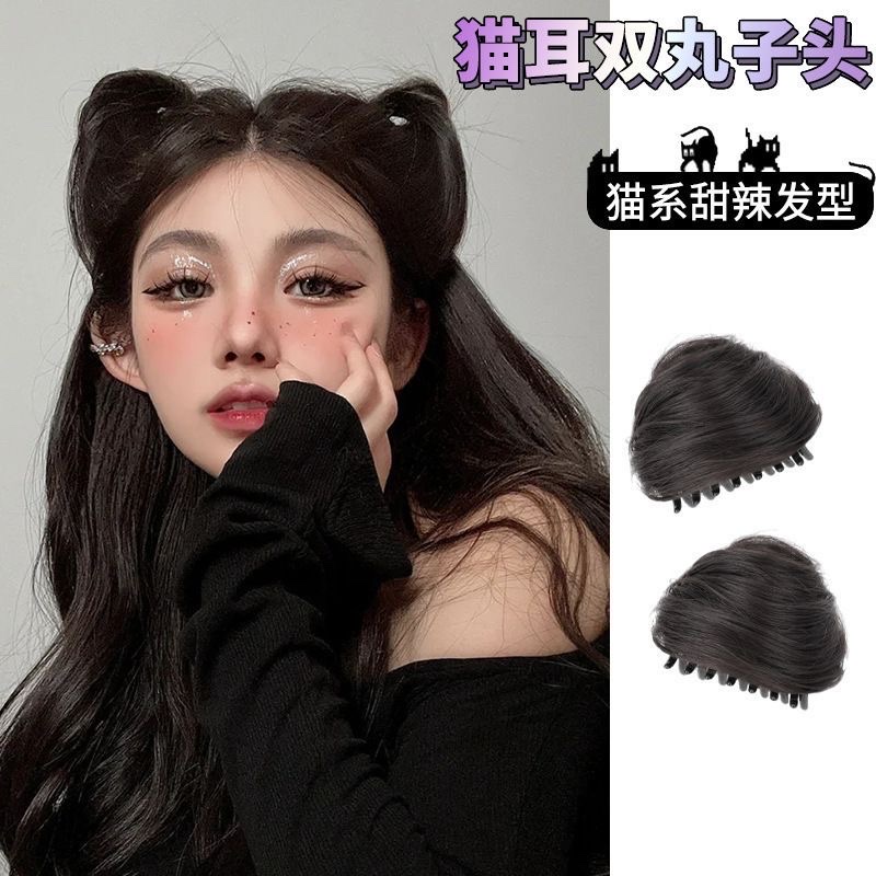 汤姆梦中情蝴蝶结猫咪假发发夹发卡发包发饰猫耳假发夸张头饰