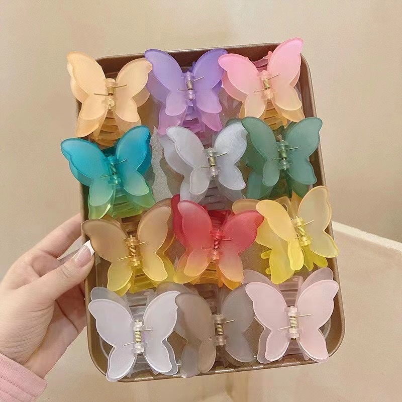 8cm double-layer butterfly hairpin Specification image