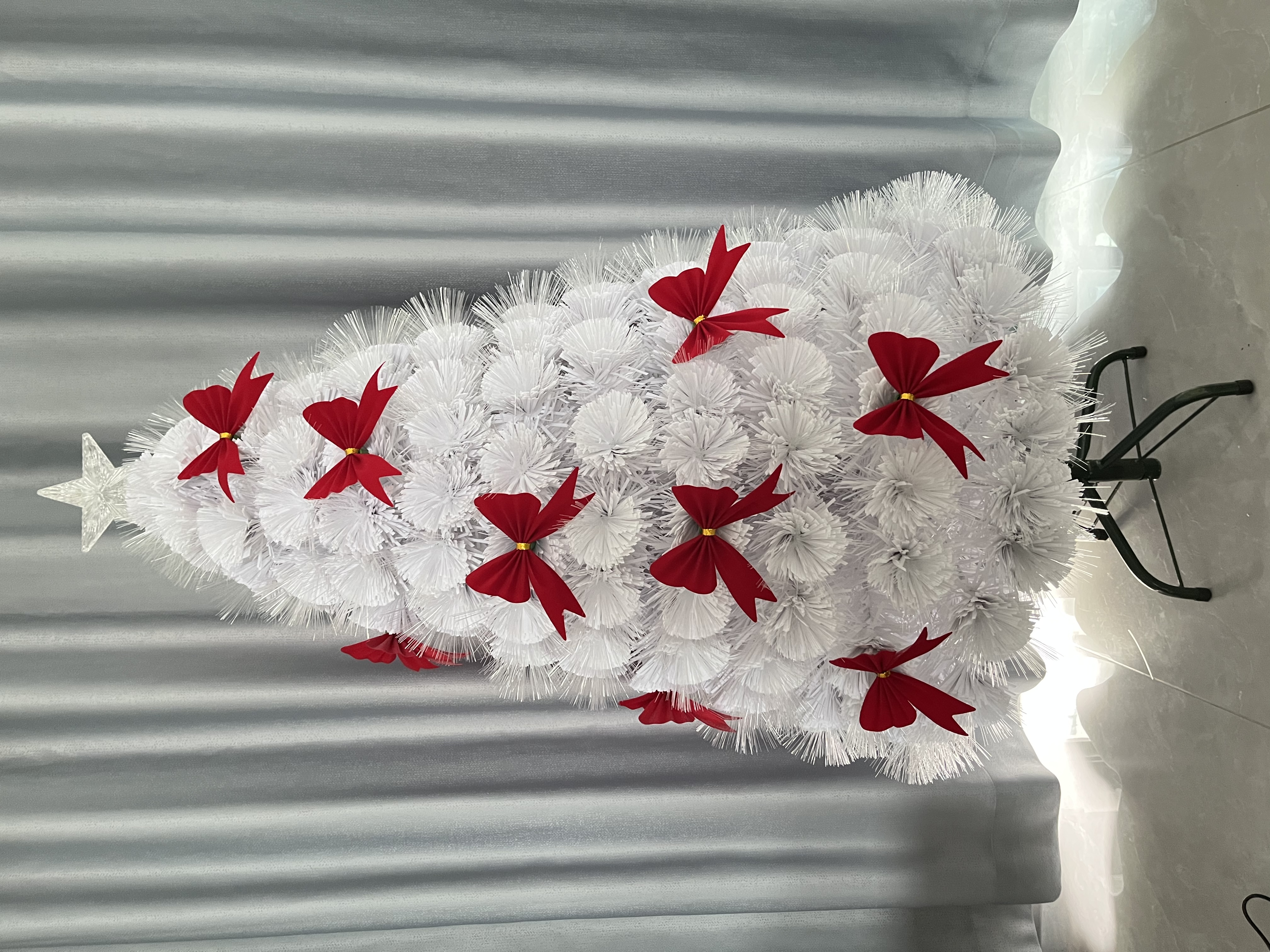 厂家直销 节日装扮 圣诞礼品蝴蝶结 装饰品 圣诞节气氛布置 必备品