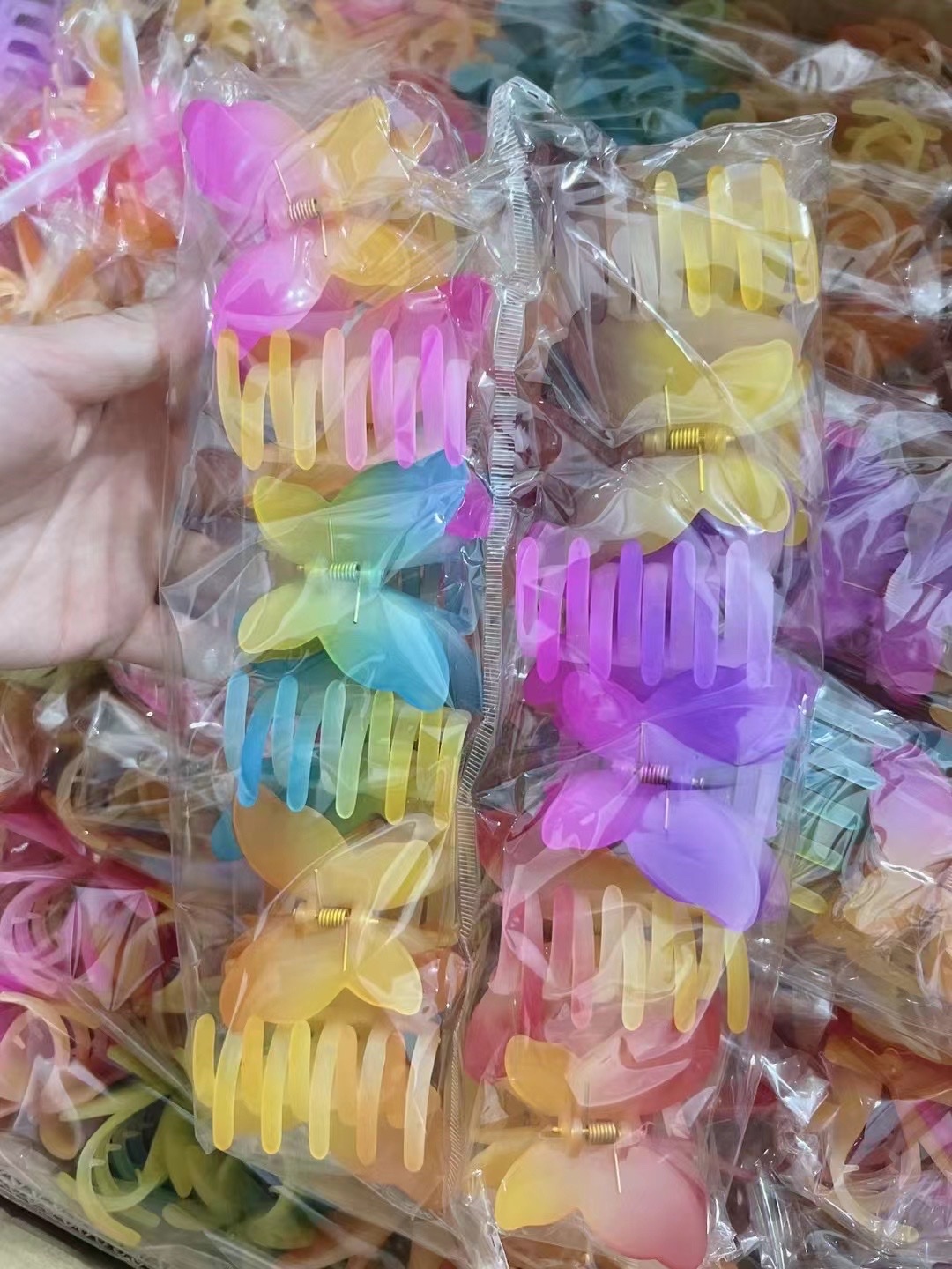 8cm double-layer butterfly hairpin details Picture