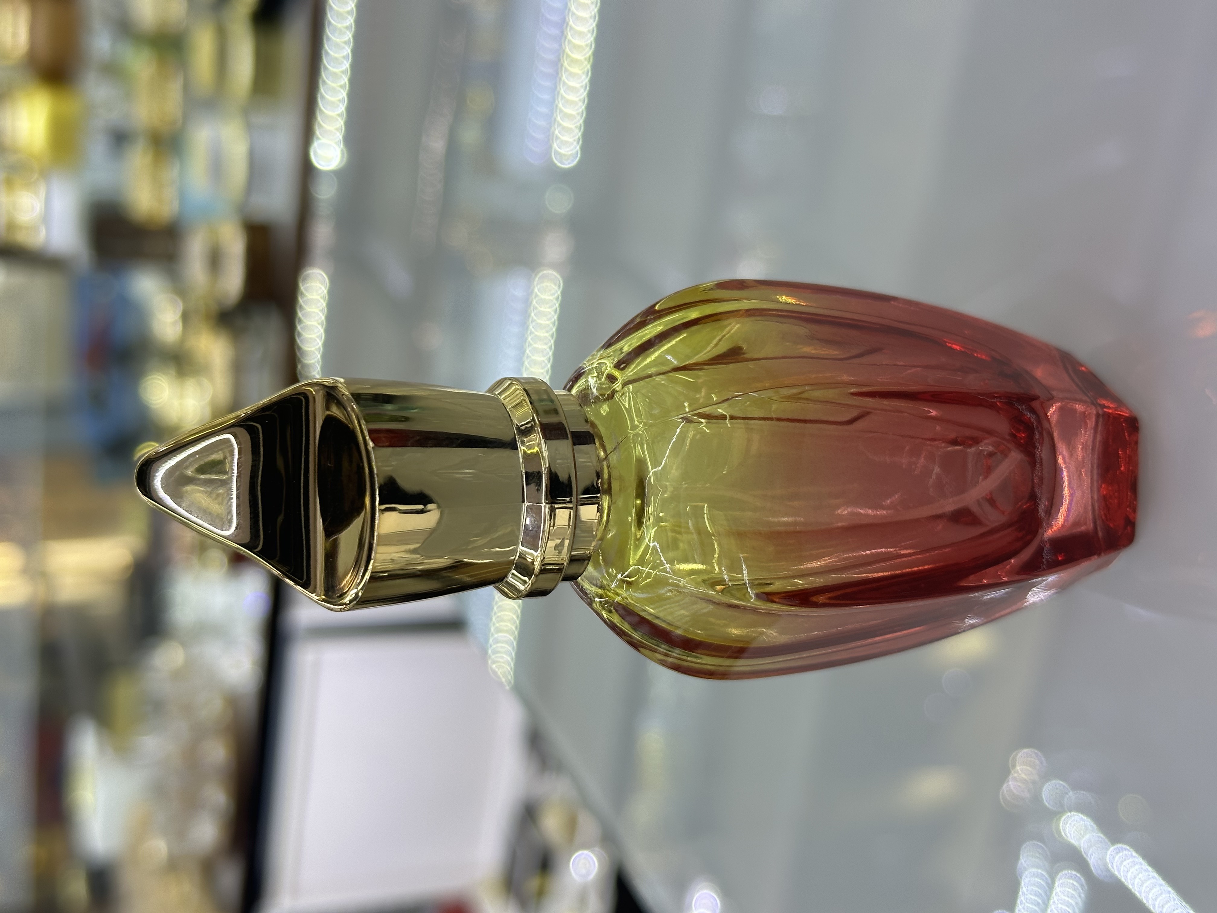 LZ-465-50ml perfume bottle, glass bottle, craft crystal, multi-color mixed crystal glass detail image 3