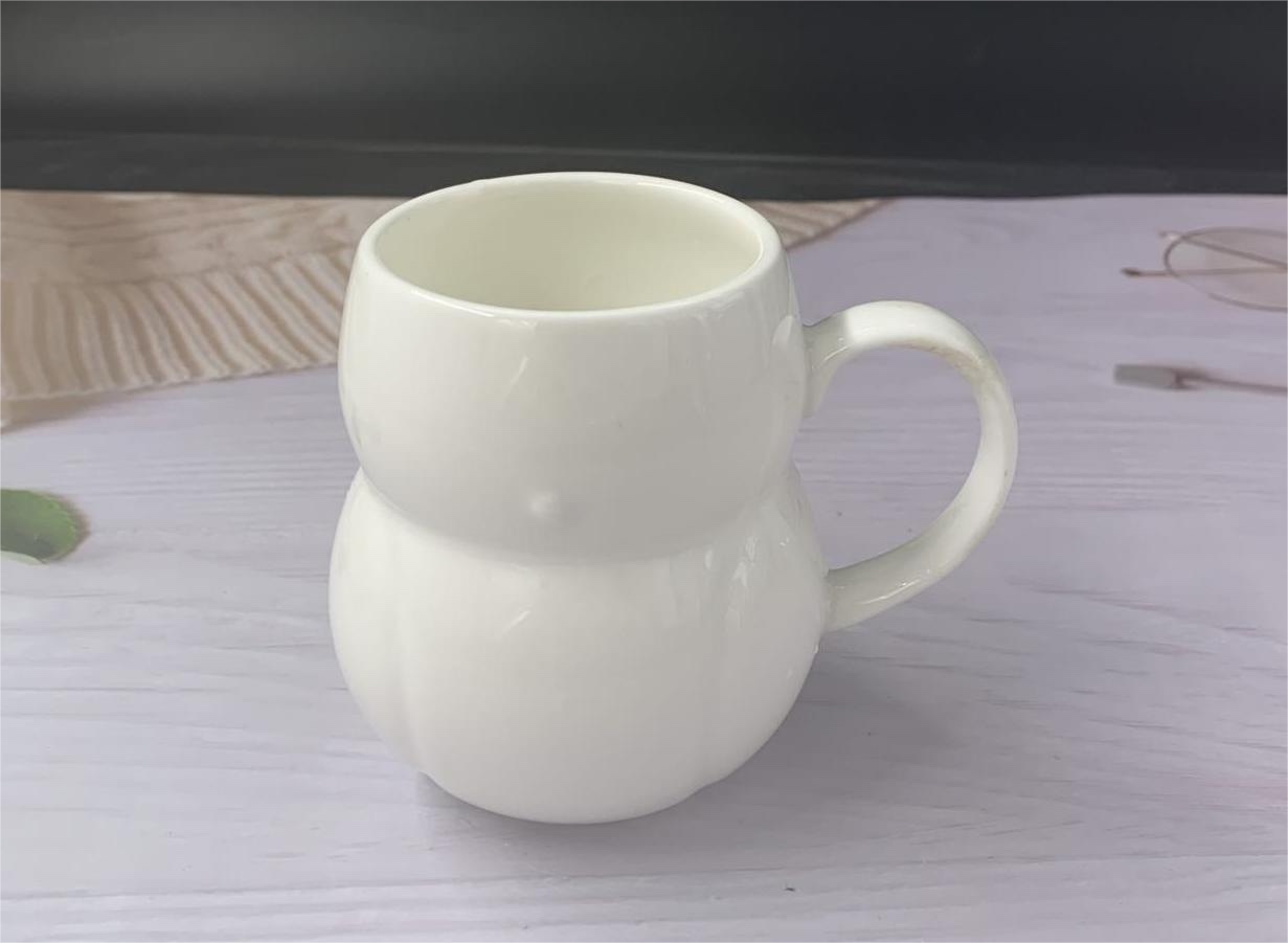 陶瓷白色单杯