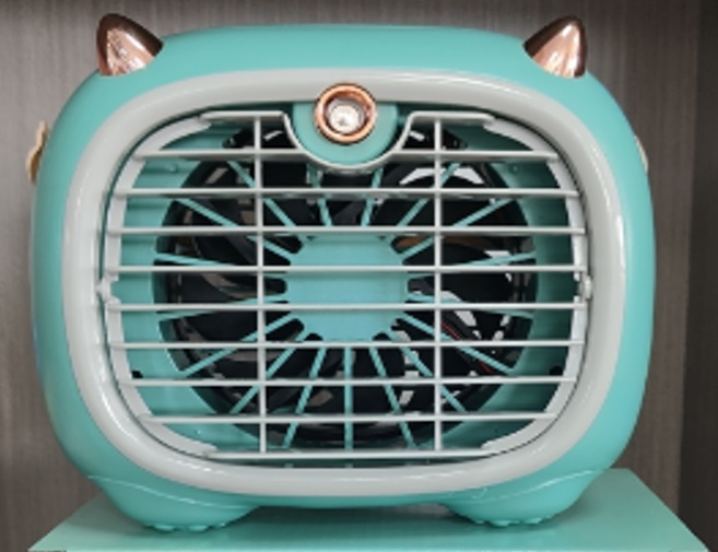 跨境新款喷雾风扇便捷式可充电大风力床上办公室制冷器加湿器风扇详情图3