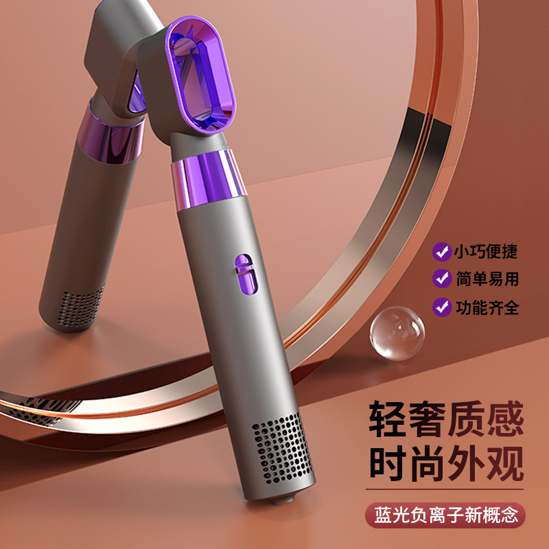 5合1吹风梳多功能电动直发器自动卷发棒三合一热风梳跨境外贸欧美