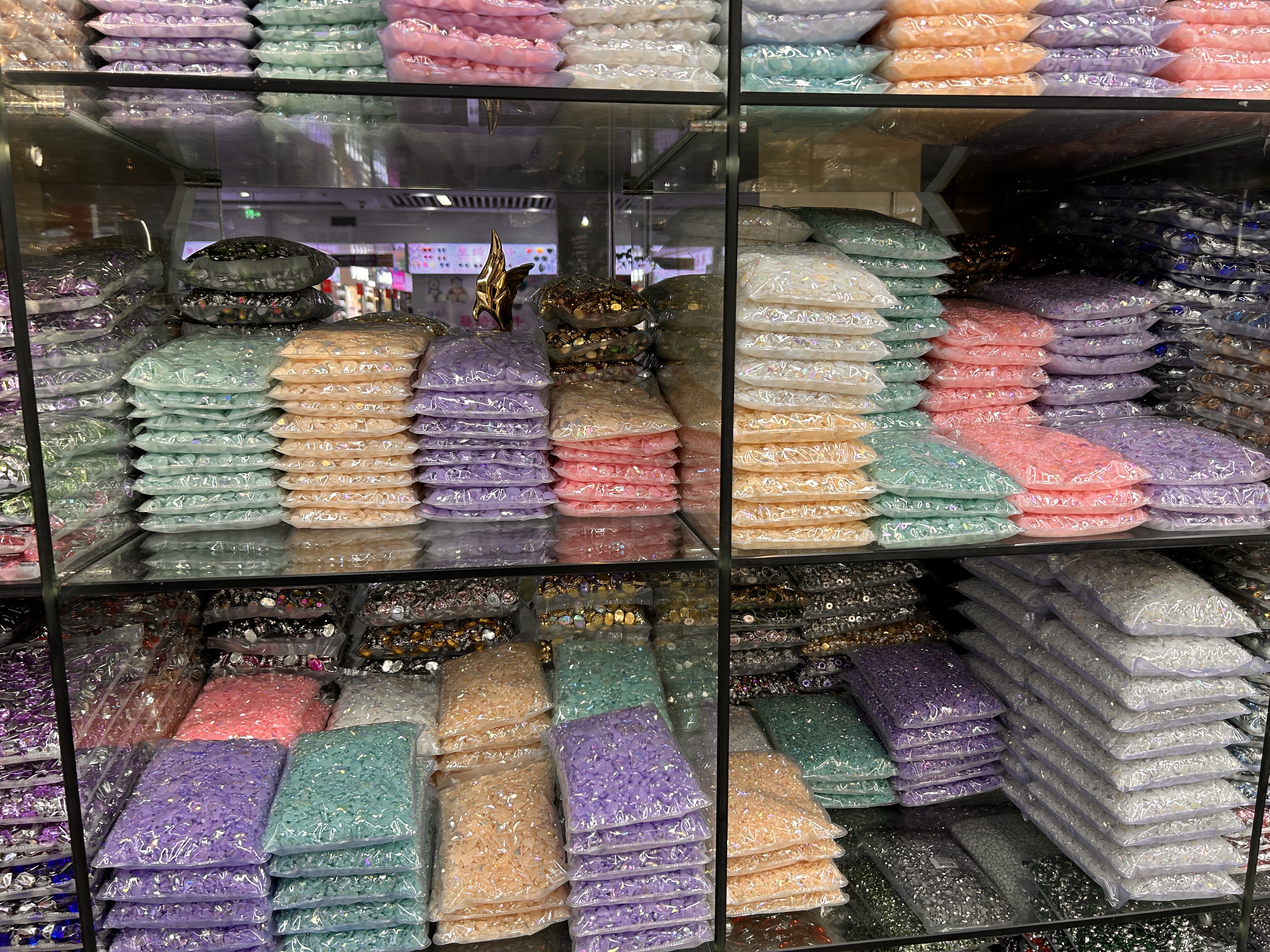 K9水钻美甲钻饰品 树脂椭圆形状 美甲树脂花装饰闪亮持久不褪色详情图2