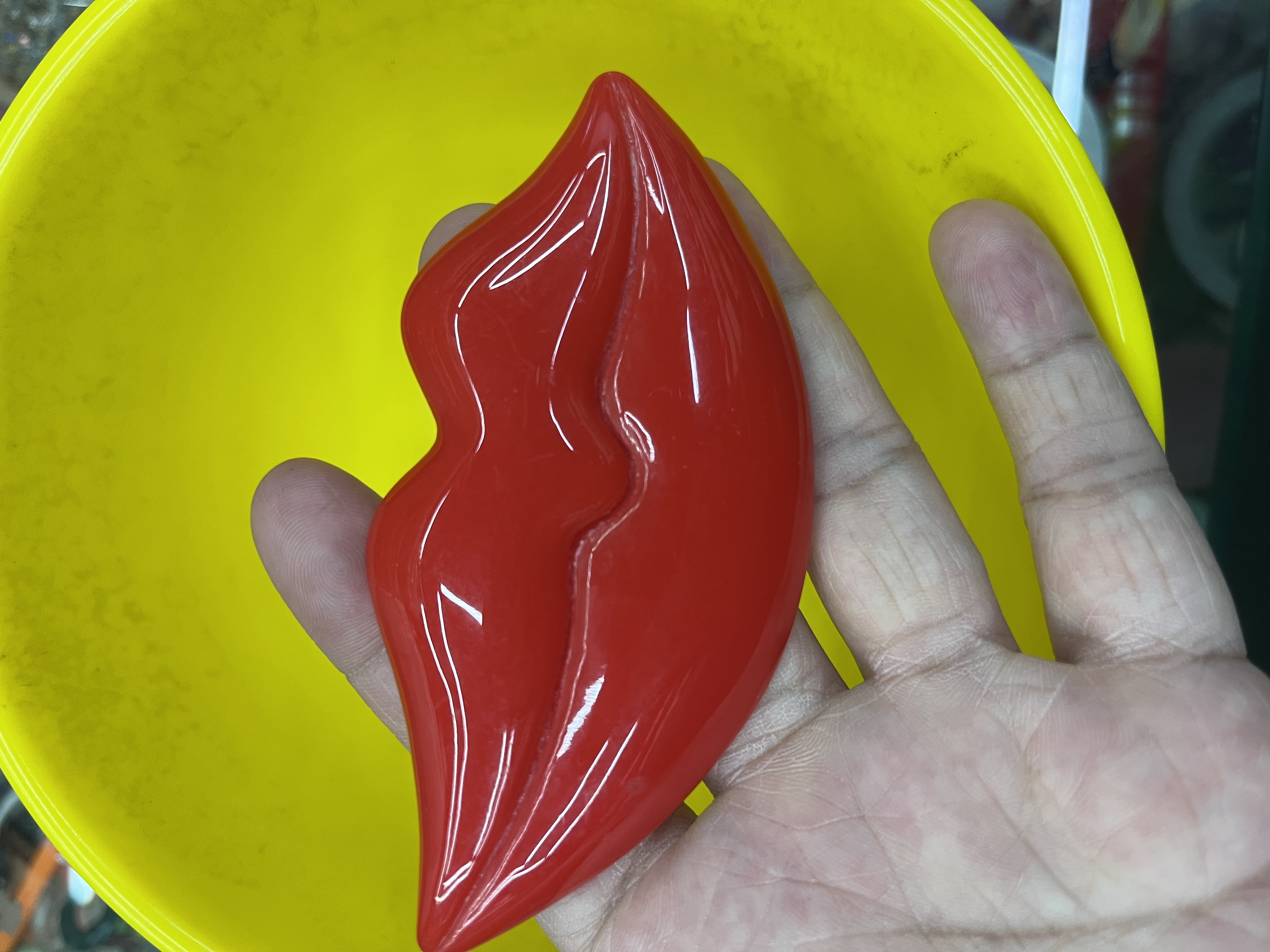 手串配件专用开口圈 透明爱心树脂桃心花托 DIY手工珠宝配件 简约时尚饰品白底实物图