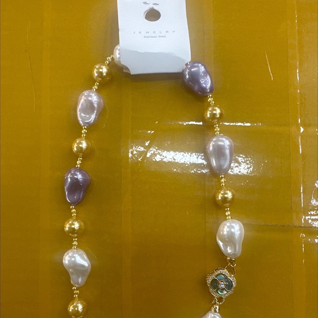 淡水珍珠项链 精致银饰 高档珍珠吊坠 优雅女士首饰 （大昌珍珠-01114）