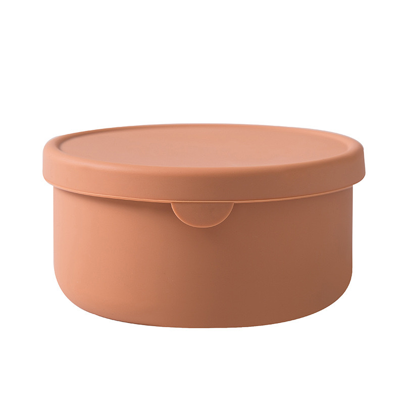 Japanese-style silicone lunch box and fresh-keeping box set, portable and simple lunch box for refrigerator and microwave oven, bento box, insulated lunch box Specification image