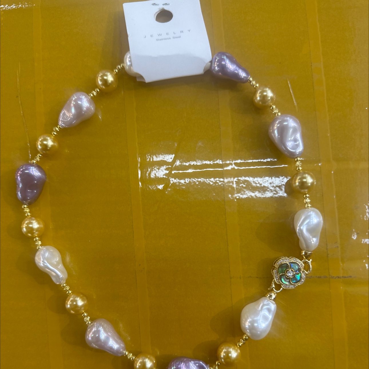 淡水珍珠项链 精致银饰 高档珍珠吊坠 优雅女士首饰 （大昌珍珠-01114）产品图