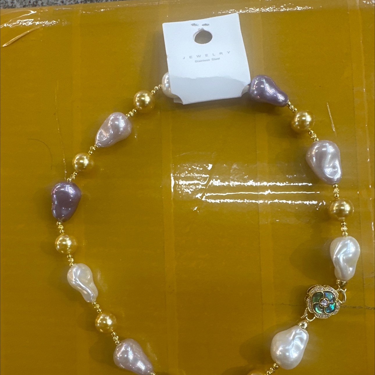 淡水珍珠项链 精致银饰 高档珍珠吊坠 优雅女士首饰 （大昌珍珠-01114）详情图2