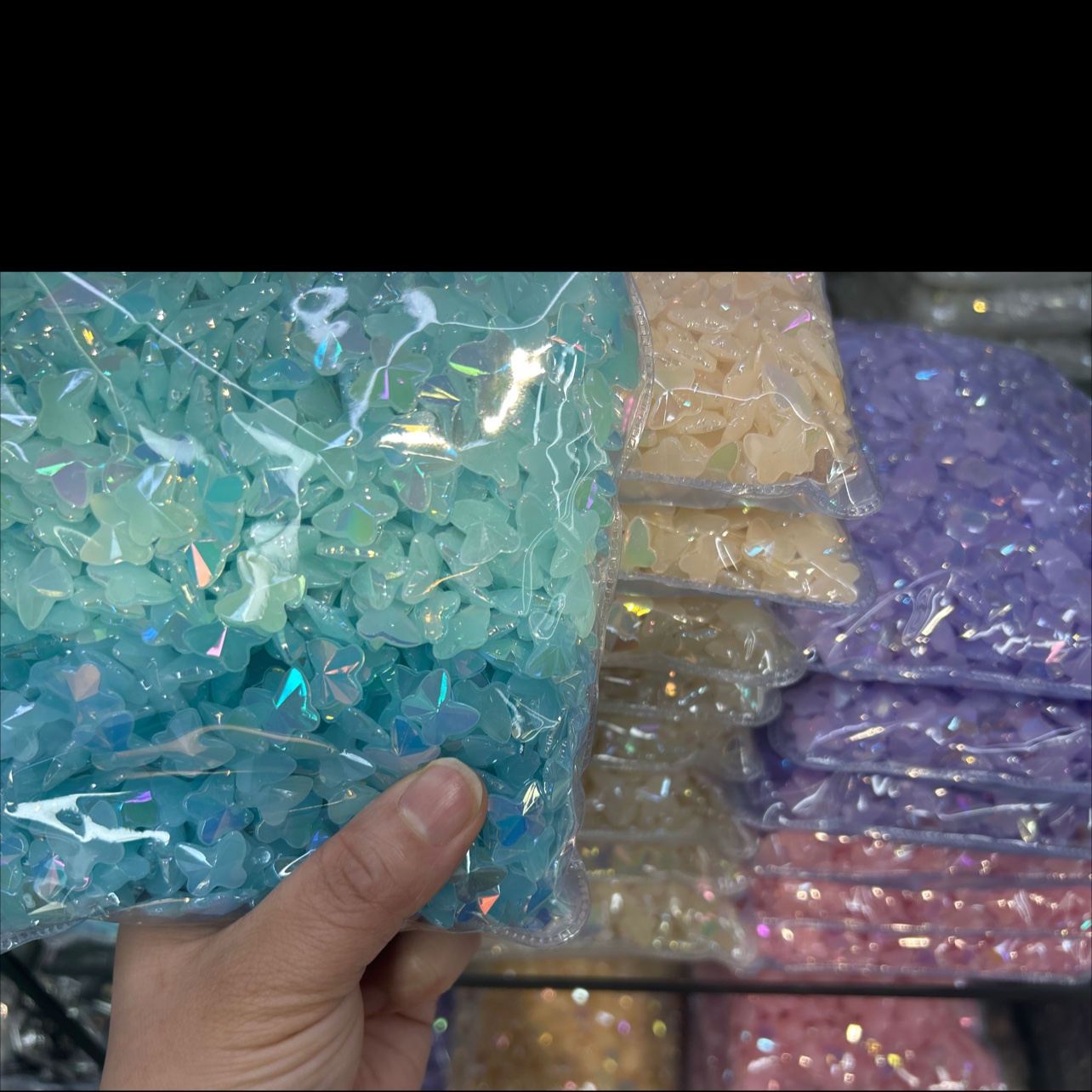 K9水钻美甲钻饰品 树脂椭圆形状 美甲树脂花装饰闪亮持久不褪色细节图