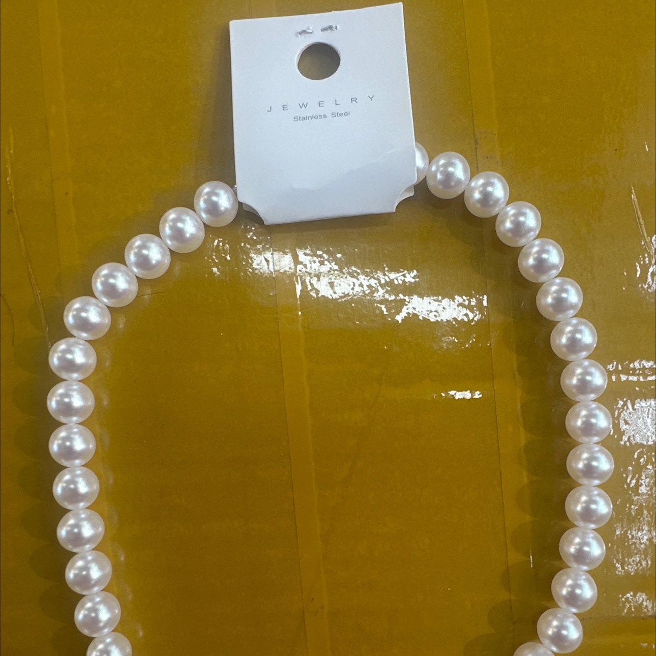 10厘粉白珍珠项链