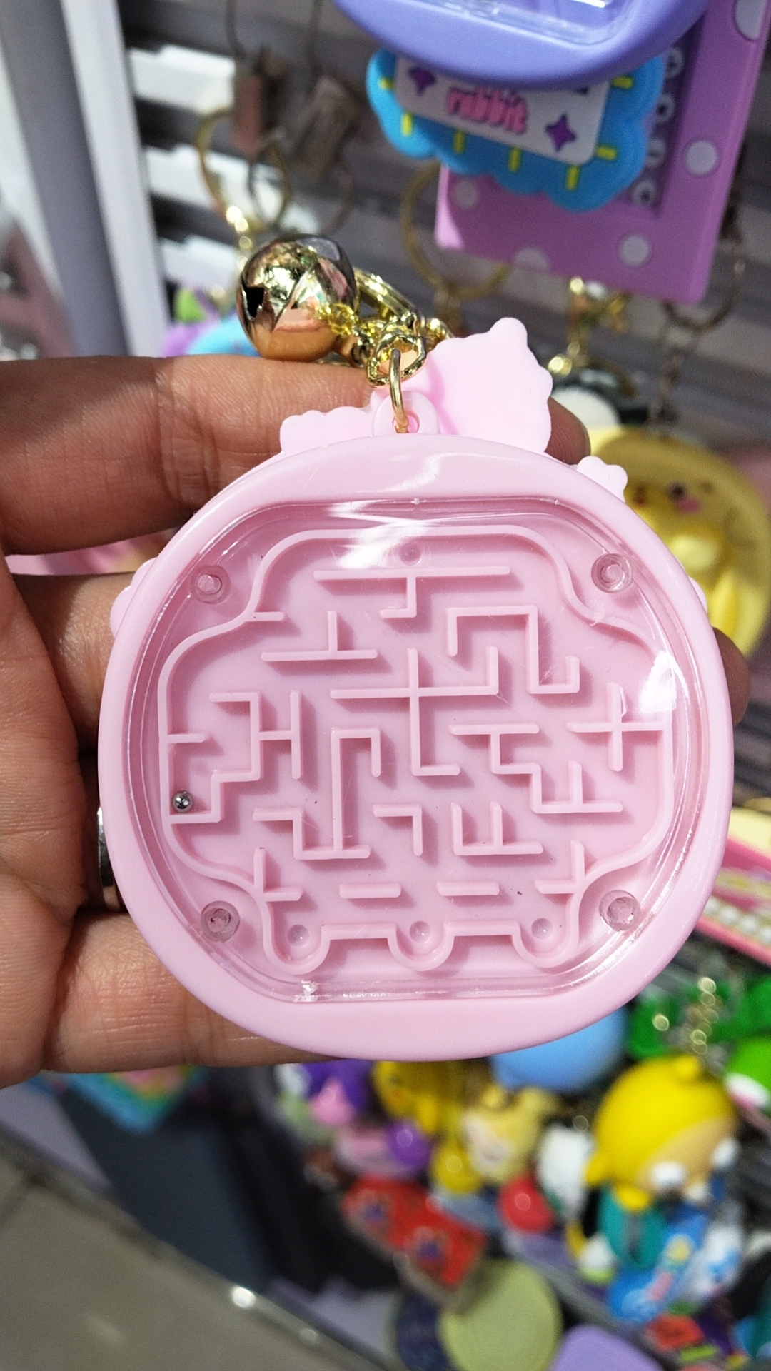 Mini Calculator With Puzzles Toy Keychain Specification drawing