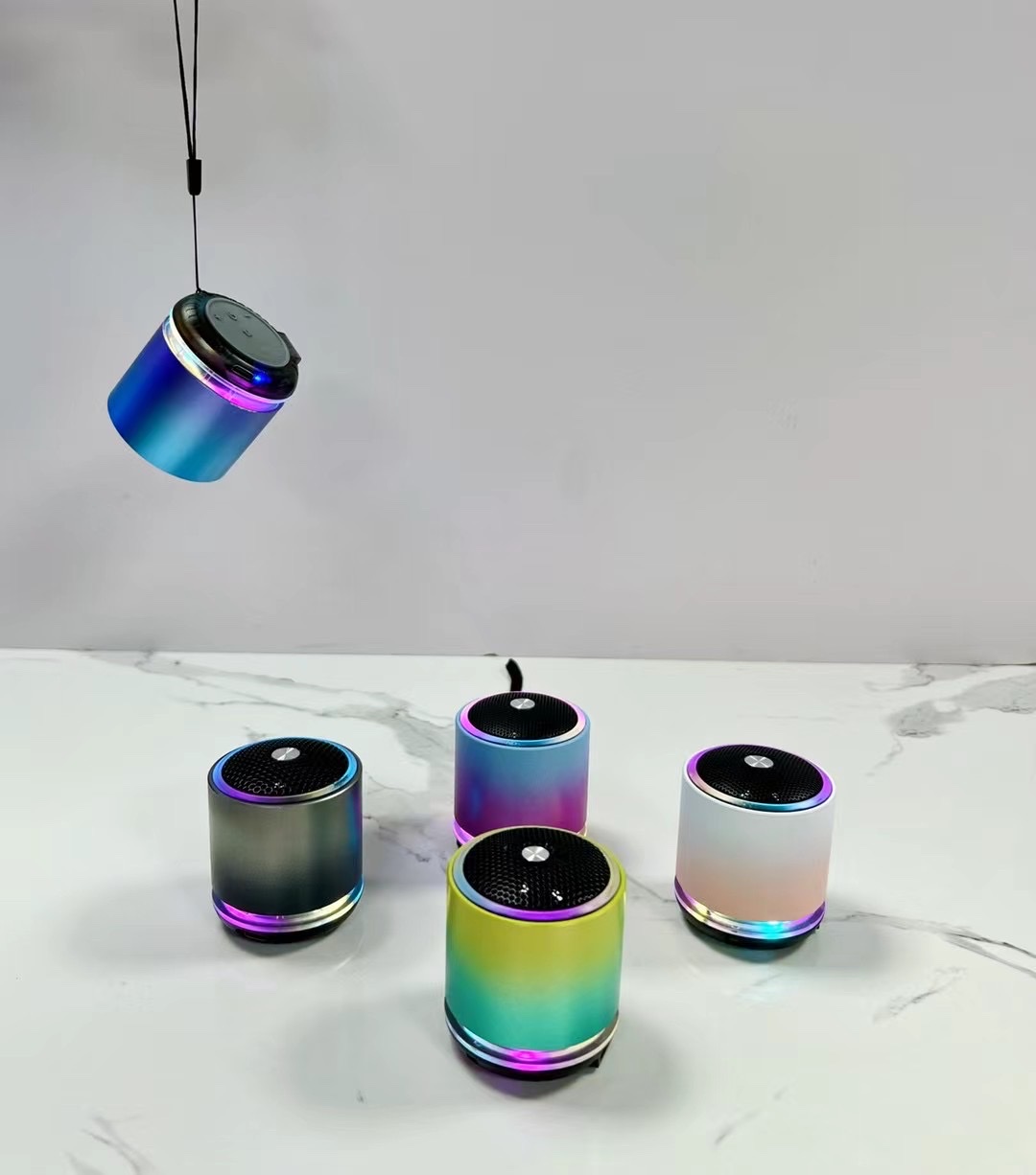 New Small Steel Gun Color Bluetooth Speaker Bluetooth Speaker Specification drawing