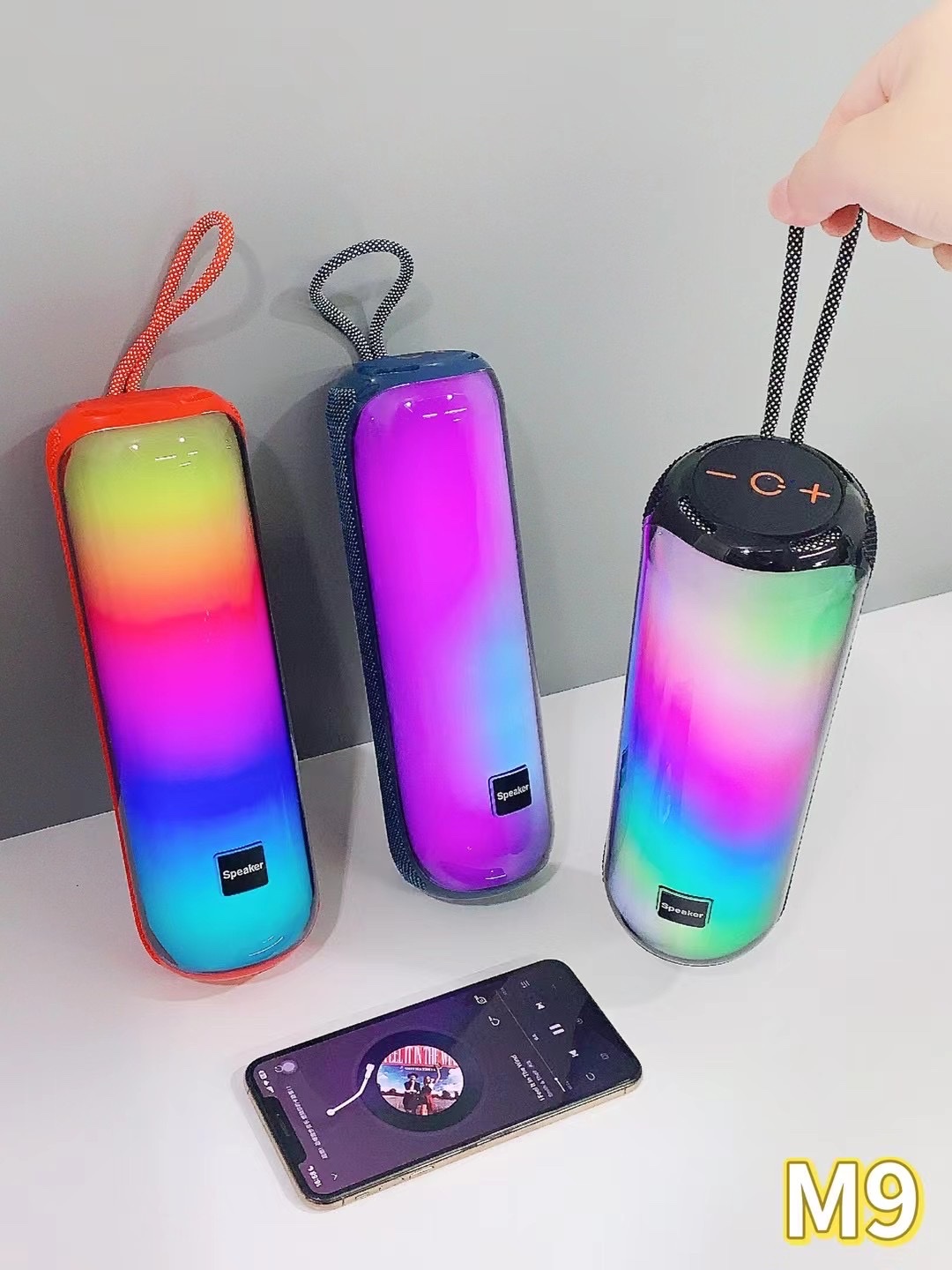 New Portable Rgb Bluetooth Speaker M9 undefined