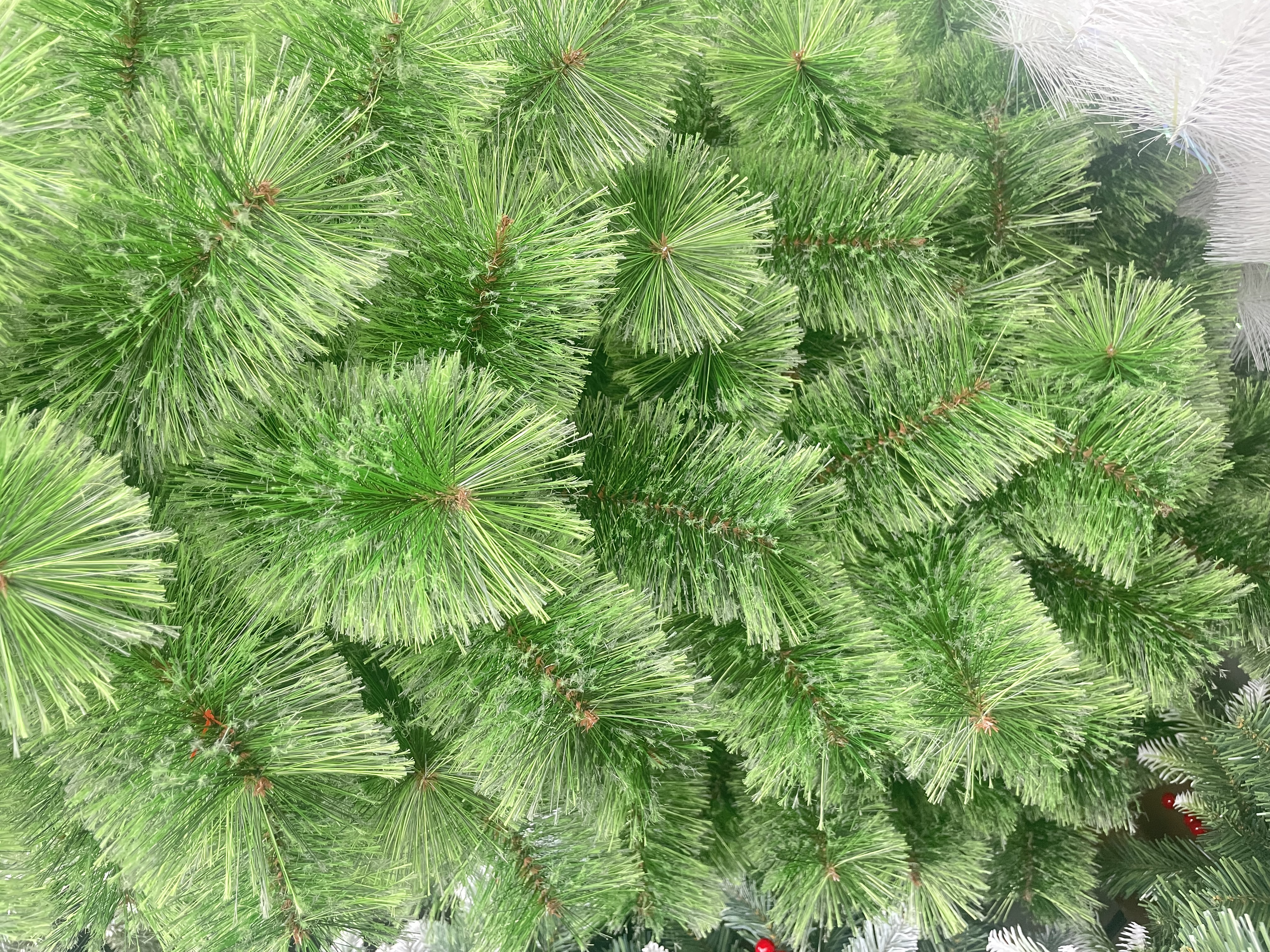 120CM开花松针圣诞树圣诞节庆用品pvc圣诞树铁脚详情图4