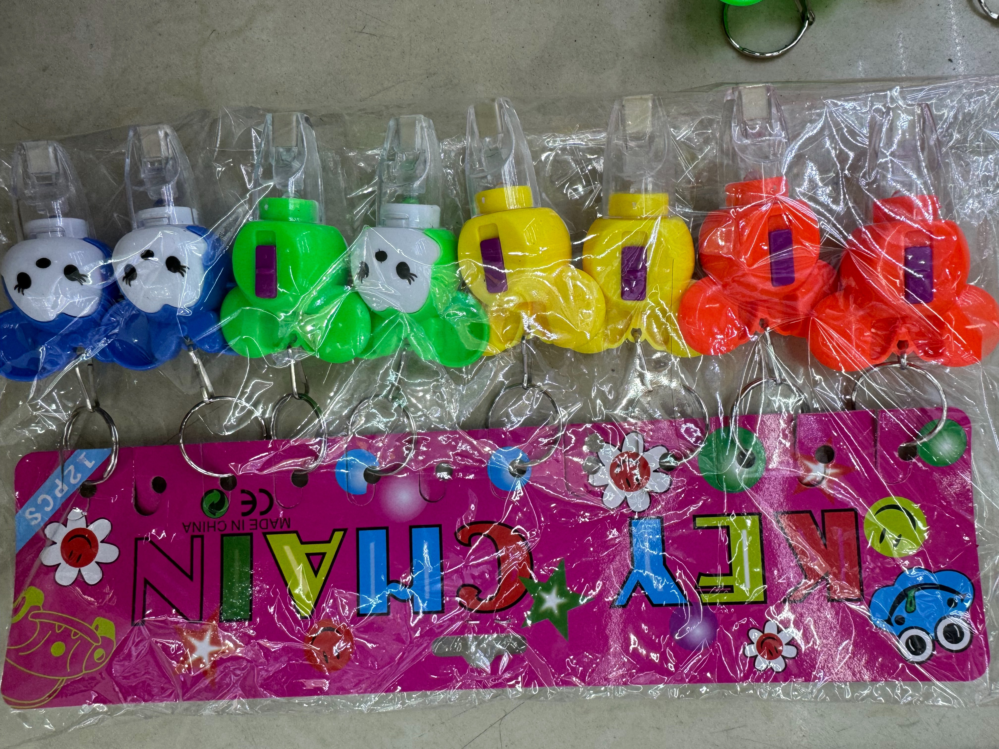Flash Cartoon Whistle Key Chain Item Picture