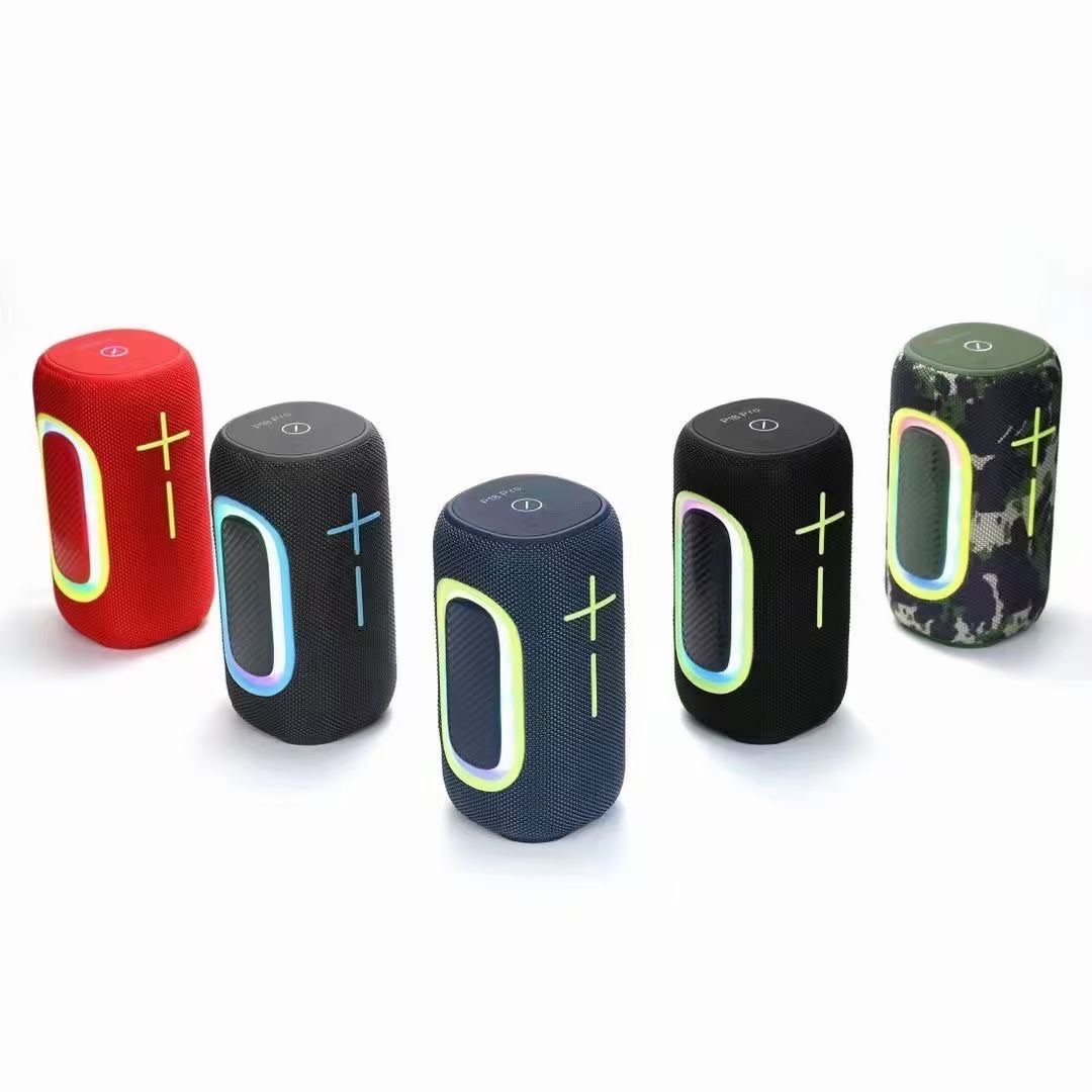 New fabric best-selling wireless Bluetooth speaker with RGB light Bluetooth speaker Item Picture