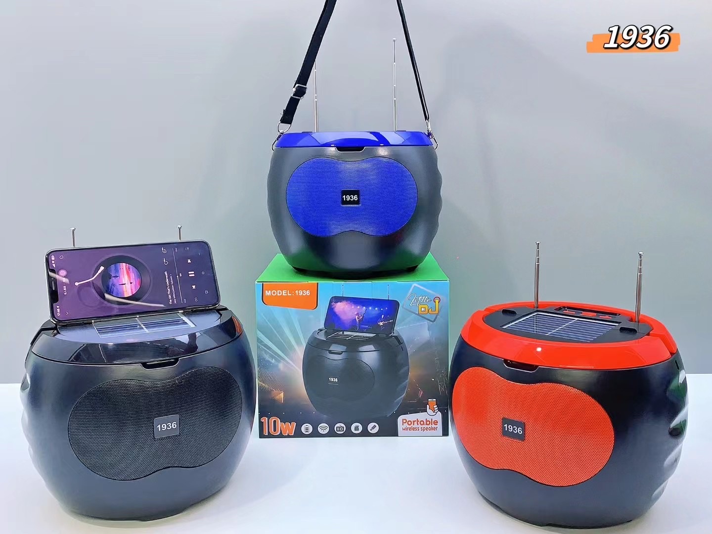 New African Hot Backpack With Solar Outdoor Backpack Wireless Bluetooth Speaker 1936 Item Picture