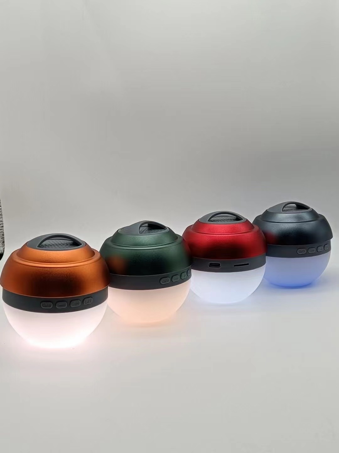 New Small Steel Gun With Bright Lights Wireless Bluetooth Speaker undefined