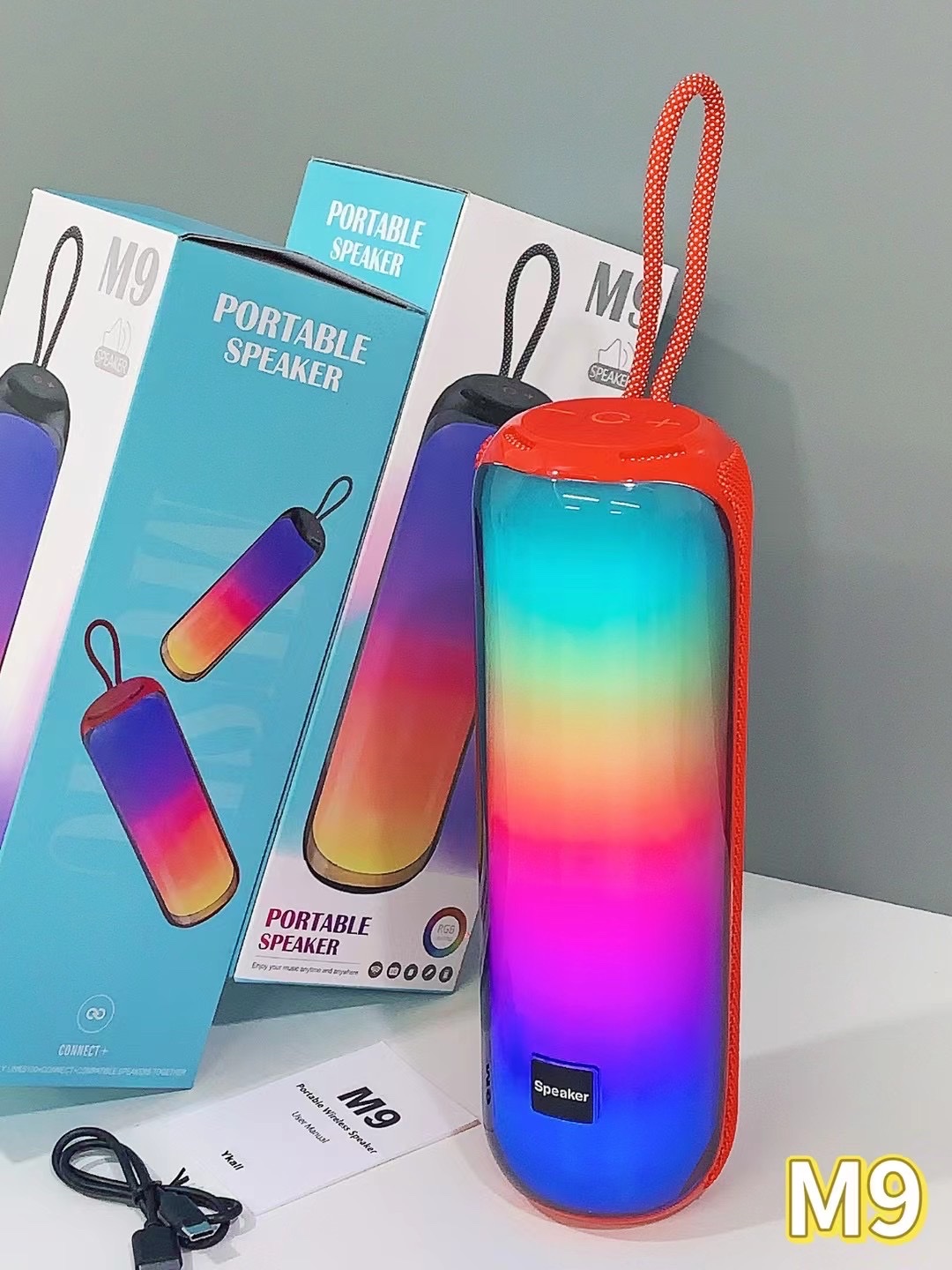 New Portable Rgb Bluetooth Speaker M9 undefined