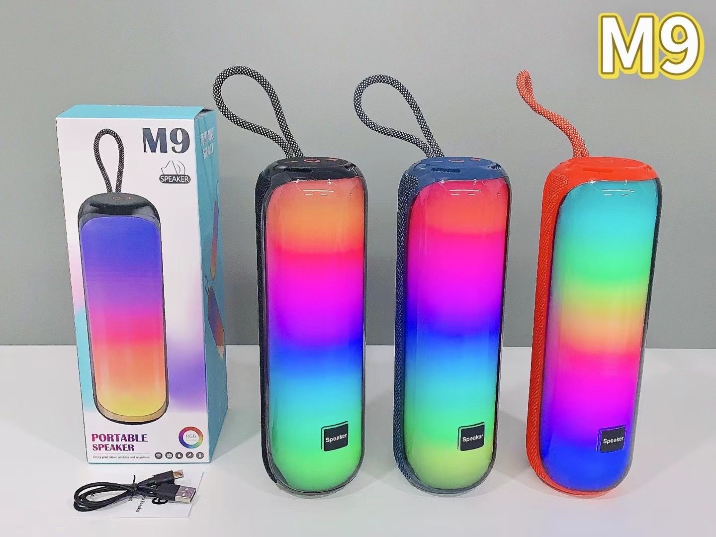 New Portable Rgb Bluetooth Speaker M9 Application Scenario